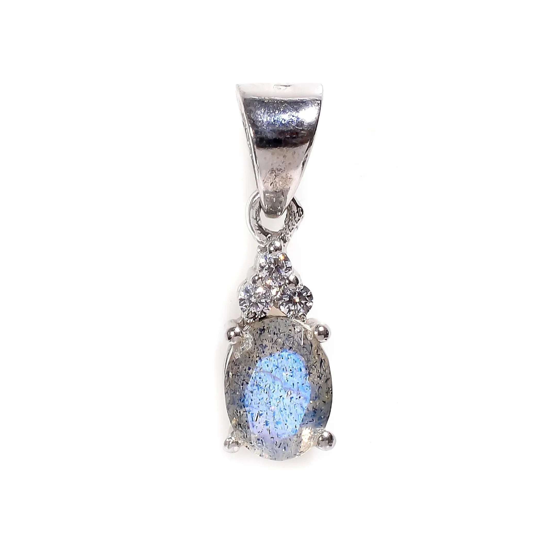 Citrine & Amethyst Pendant: Handmade Sterling Silver Gemstone Necklace - Himalya Quartz