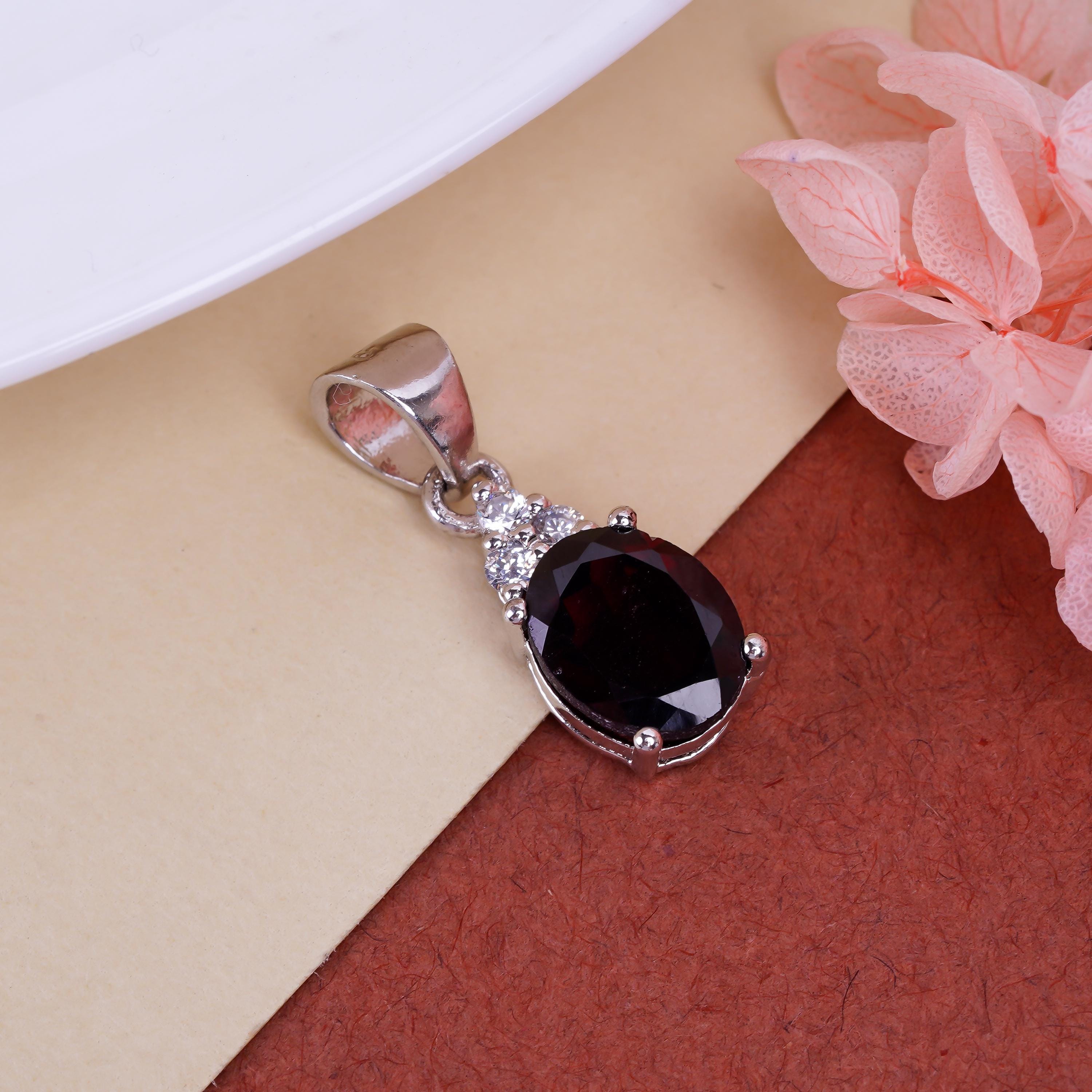 Citrine Pendant: Oval Gemstone, 925 Sterling Silver, Boho Jewelry