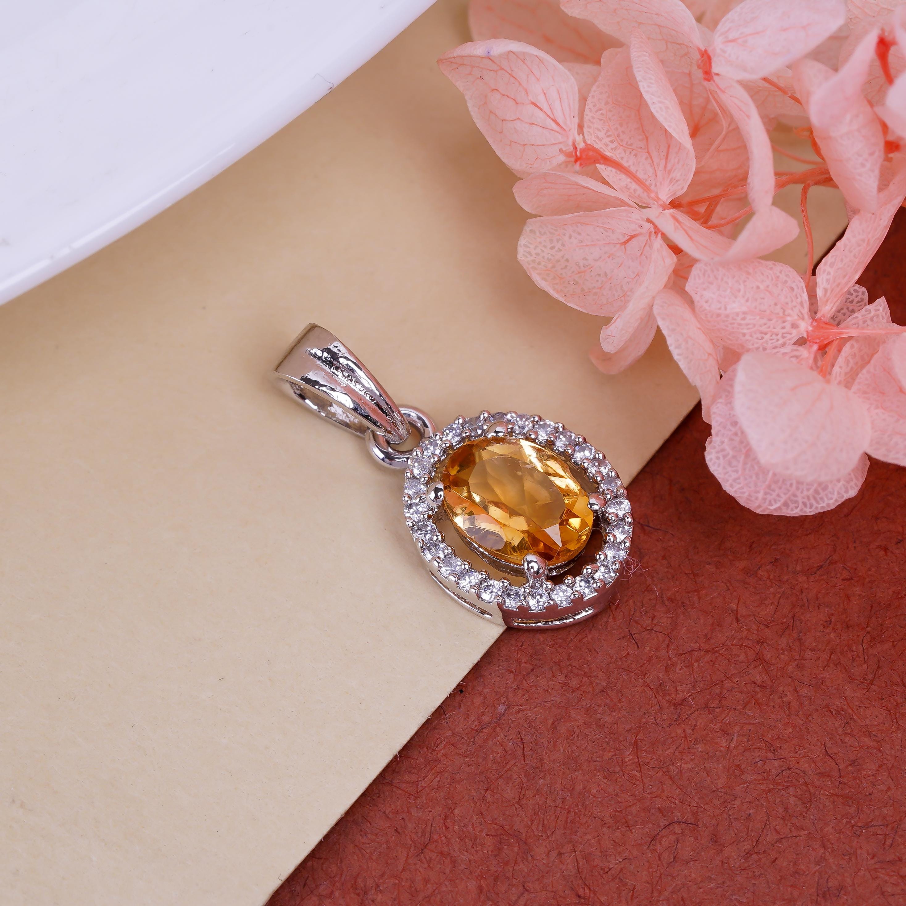 Amethyst, Citrine & Garnet Pendant: Handmade Sterling Silver Boho Necklace