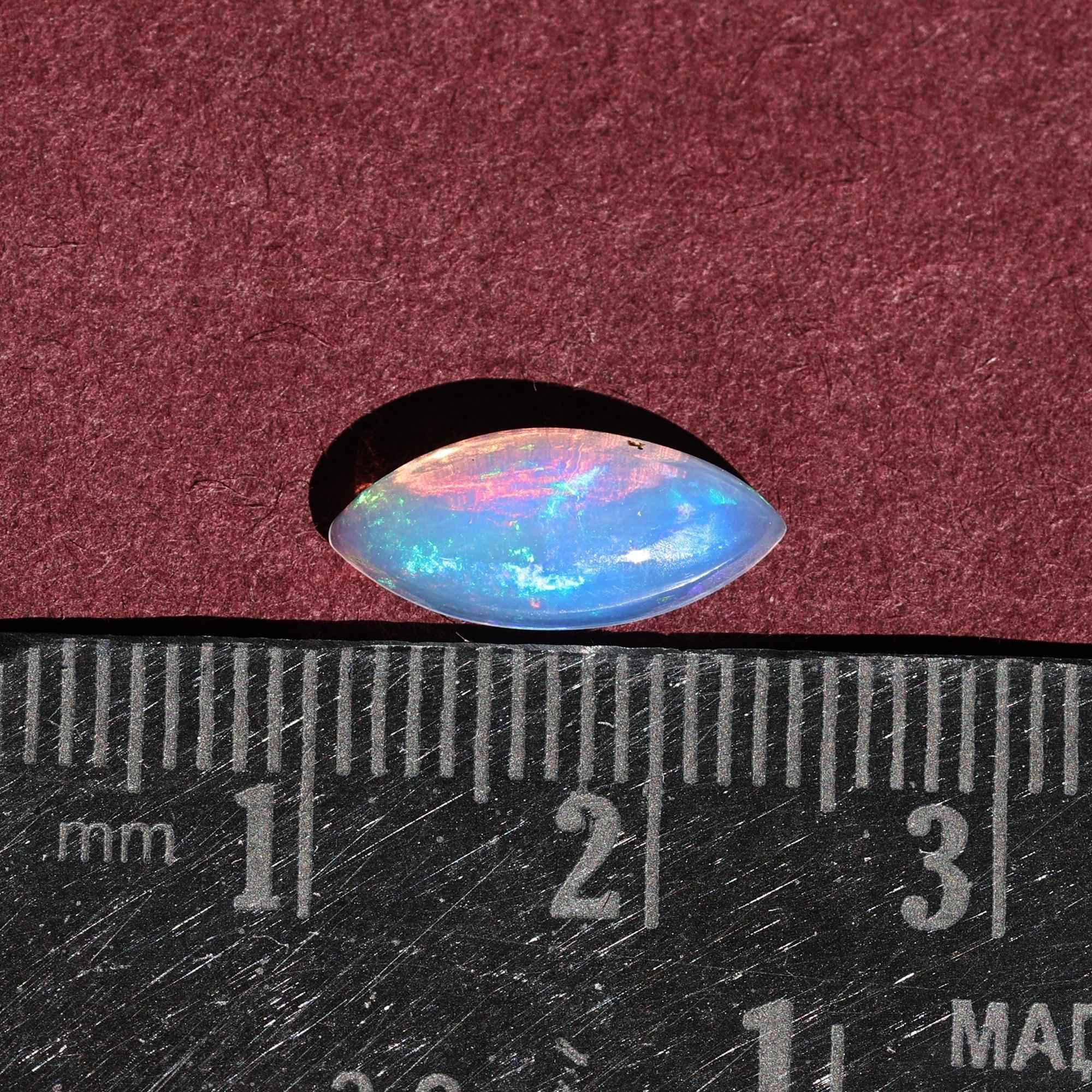 Marquise Ethiopian Opal Cabochon 1.16 Carat AAA Fire Opal Loose Stone loose gemstones