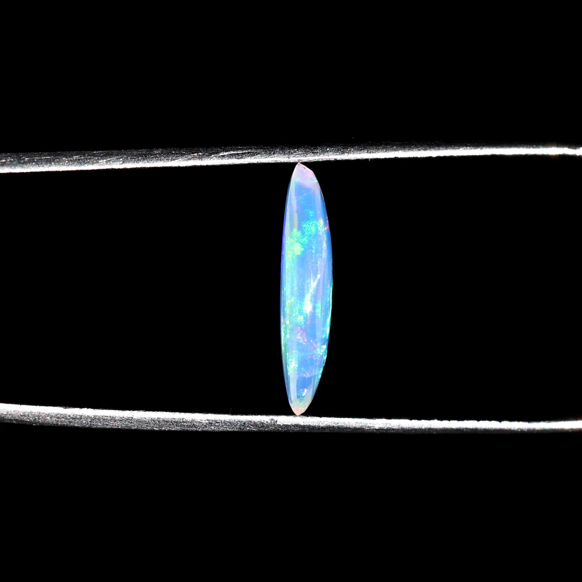 1.52 Carat Marquise Cabochon Fire Opal Gemstone: October Birthstone