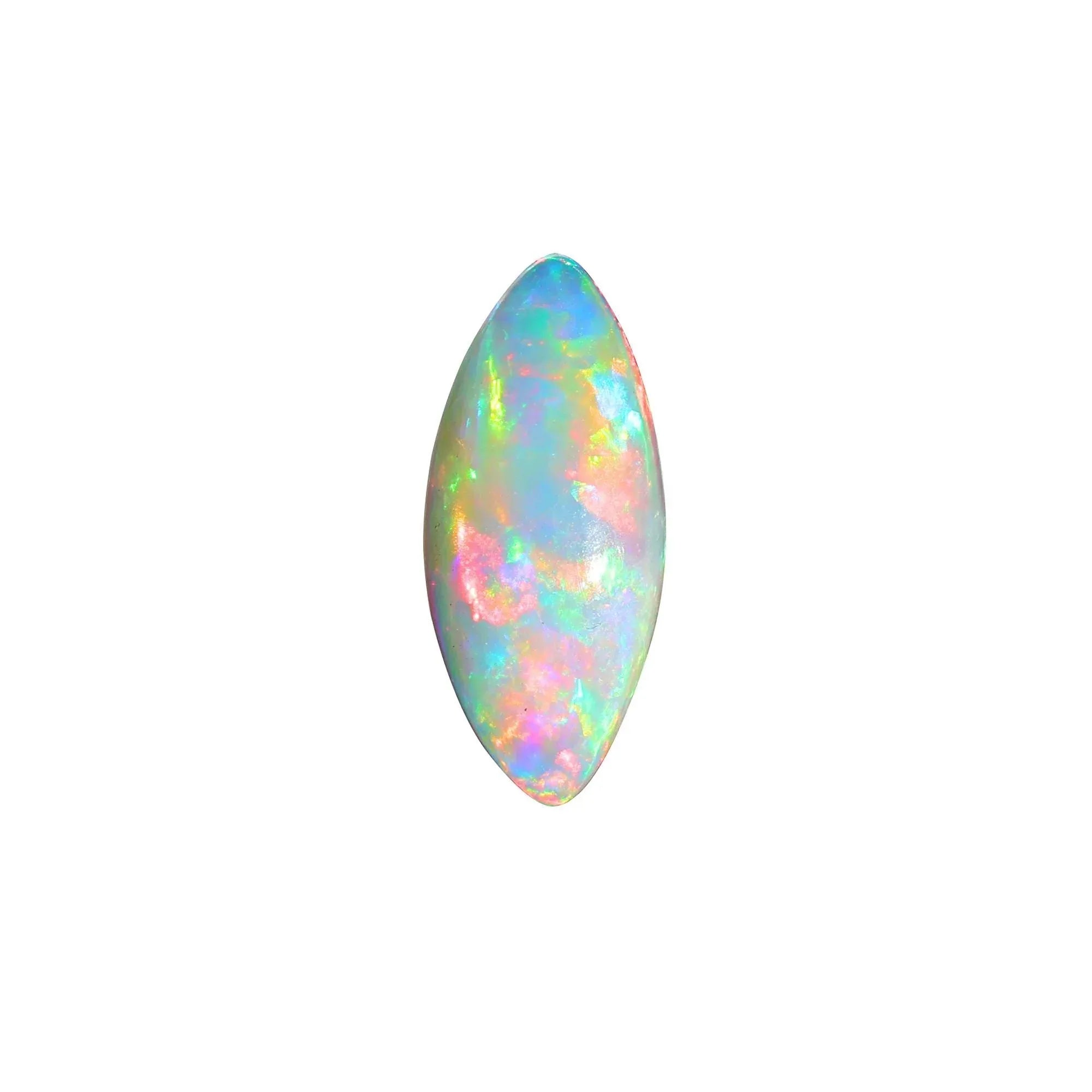 Ethiopian Opal Gemstone: 2.40 Carat Marquise Cabochon for Pendant Making loose gemstones
