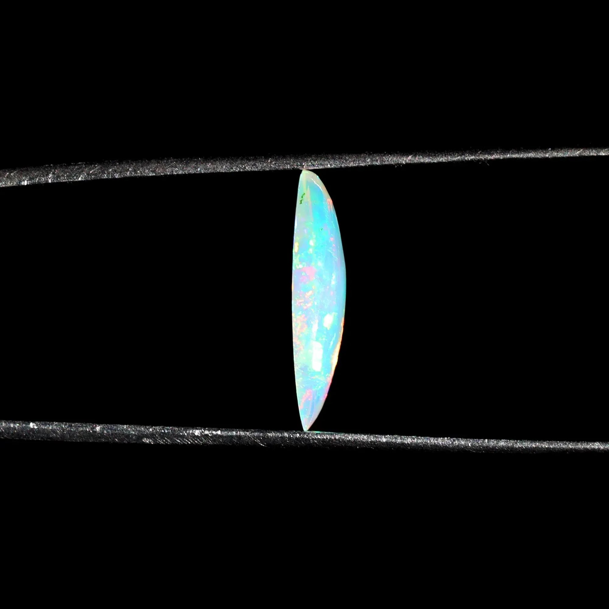 Ethiopian White Opal Cabochon: 1.42 Carat Marquise Fire Opal - October Birthstone loose gemstones