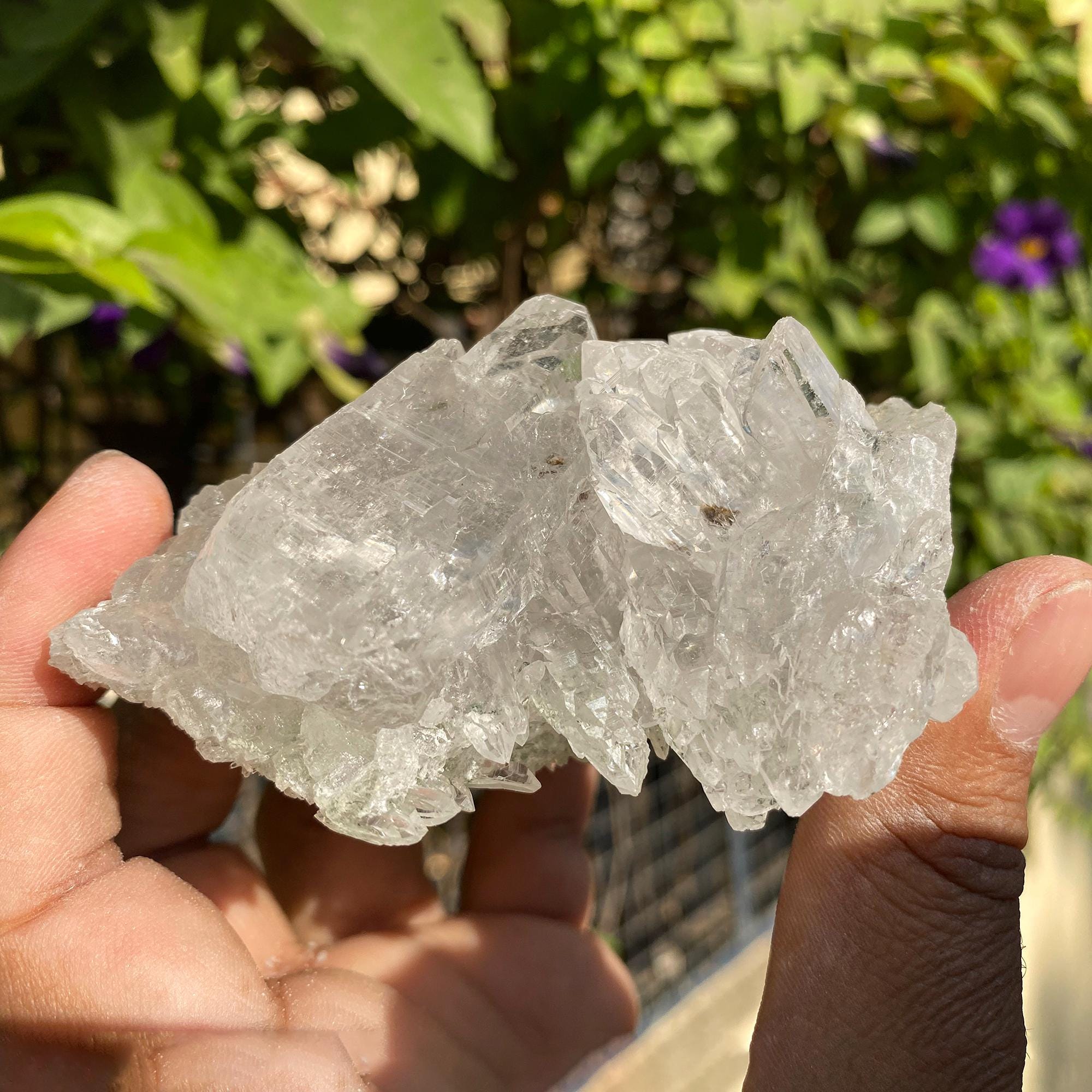 Himalayan Green Chlorite Quartz Crystal Rough - Manihar Healing Mineral 275gm