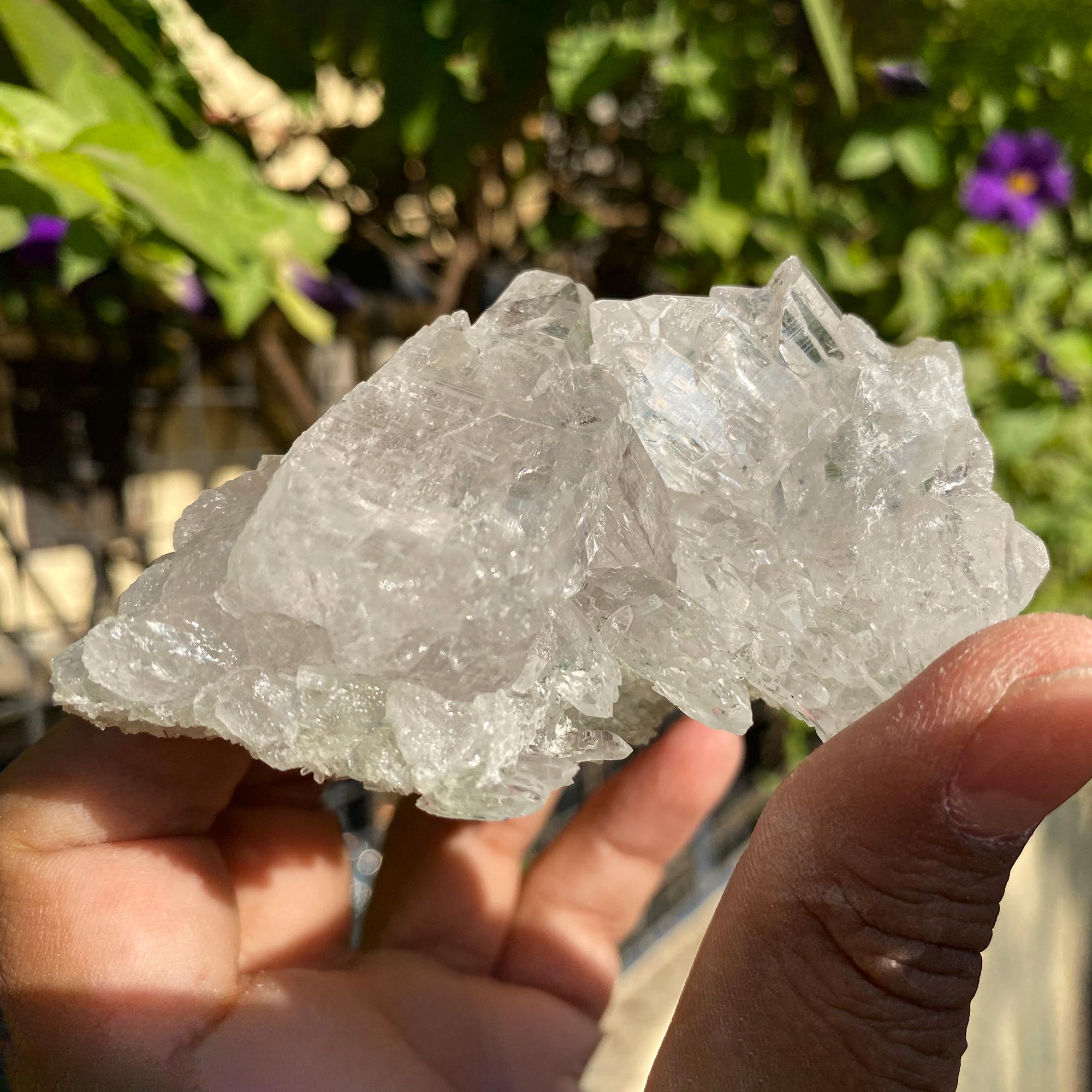 Himalayan Green Chlorite Quartz Crystal Rough - Manihar Healing Mineral 275gm