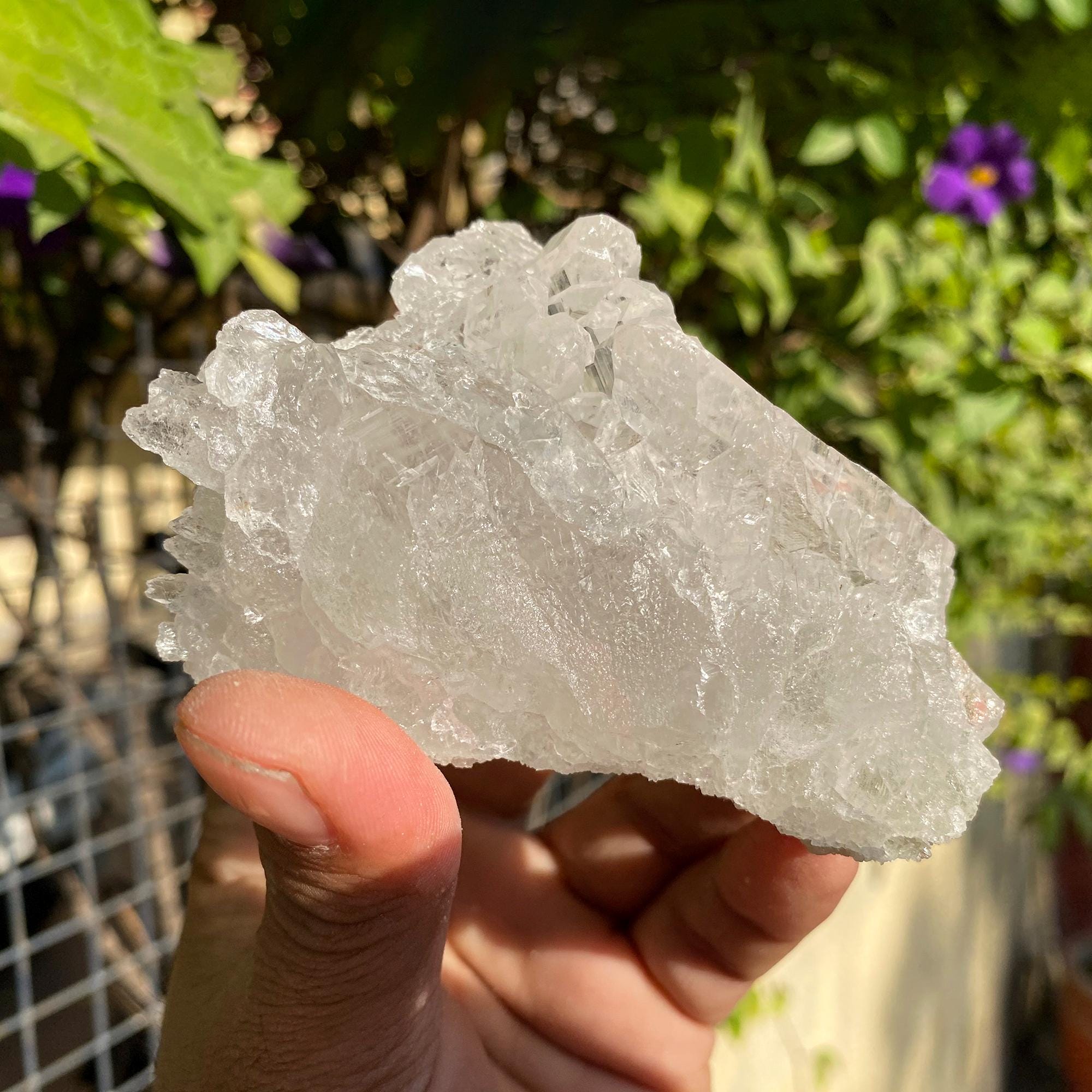 Himalayan Green Chlorite Quartz Crystal Rough - Manihar Healing Mineral 275gm