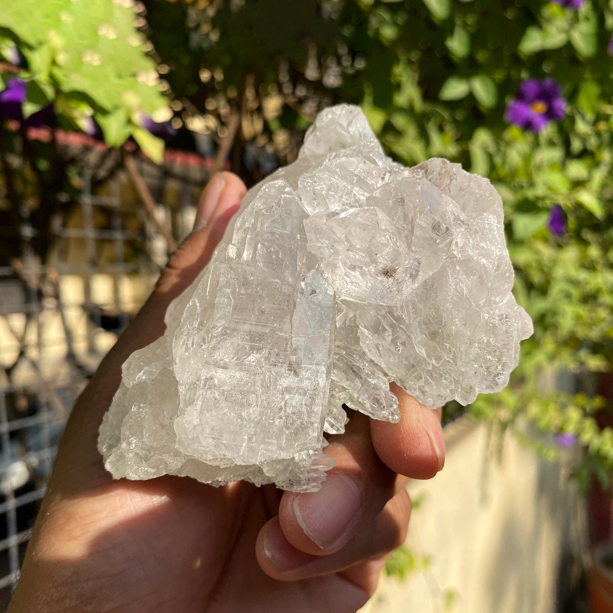 Himalayan Green Chlorite Quartz Crystal Rough - Manihar Healing Mineral 275gm