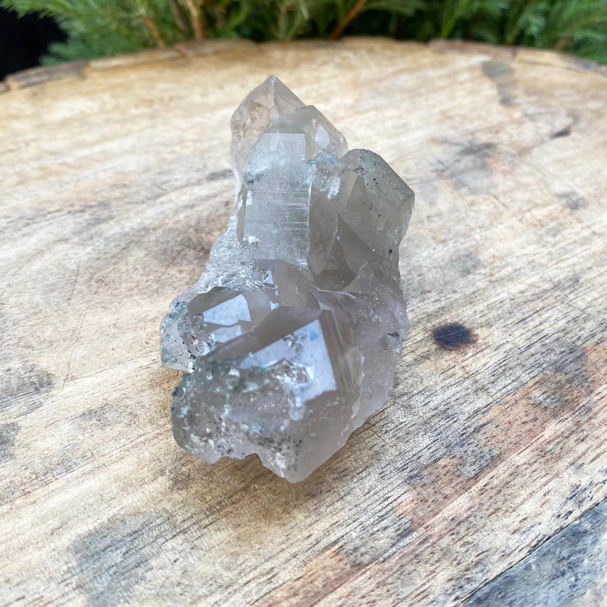 Smoky Quartz Crystal Cluster: Raw Healing Stone 95gm