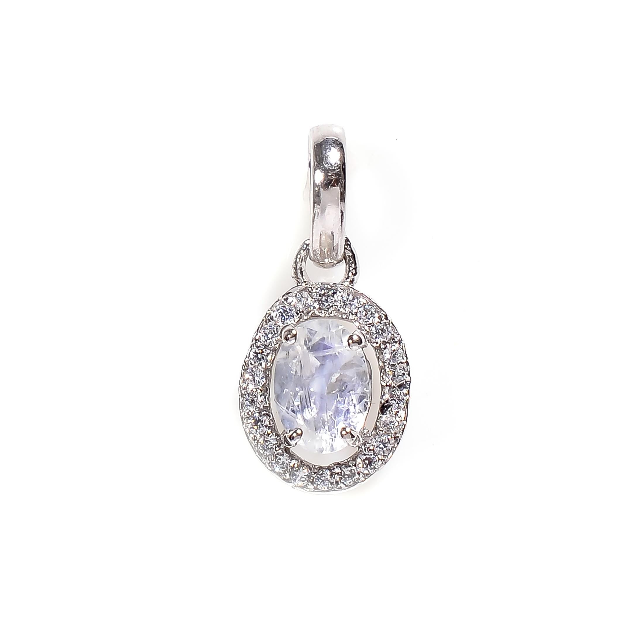 Handmade Peridot Pendant: 925 Sterling Silver Oval Gemstone (5x7mm)