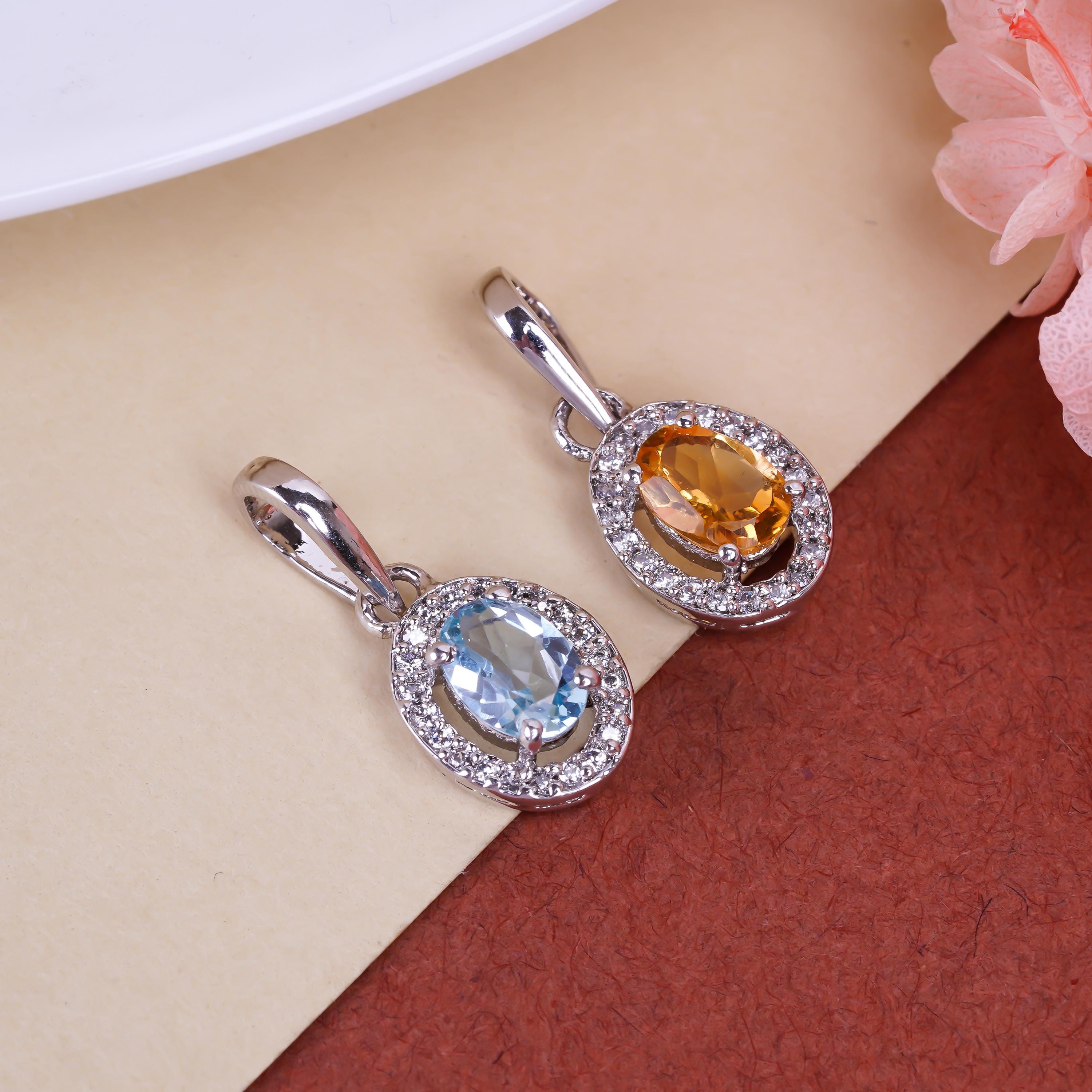 Handmade Peridot Pendant: 925 Sterling Silver Oval Gemstone (5x7mm)