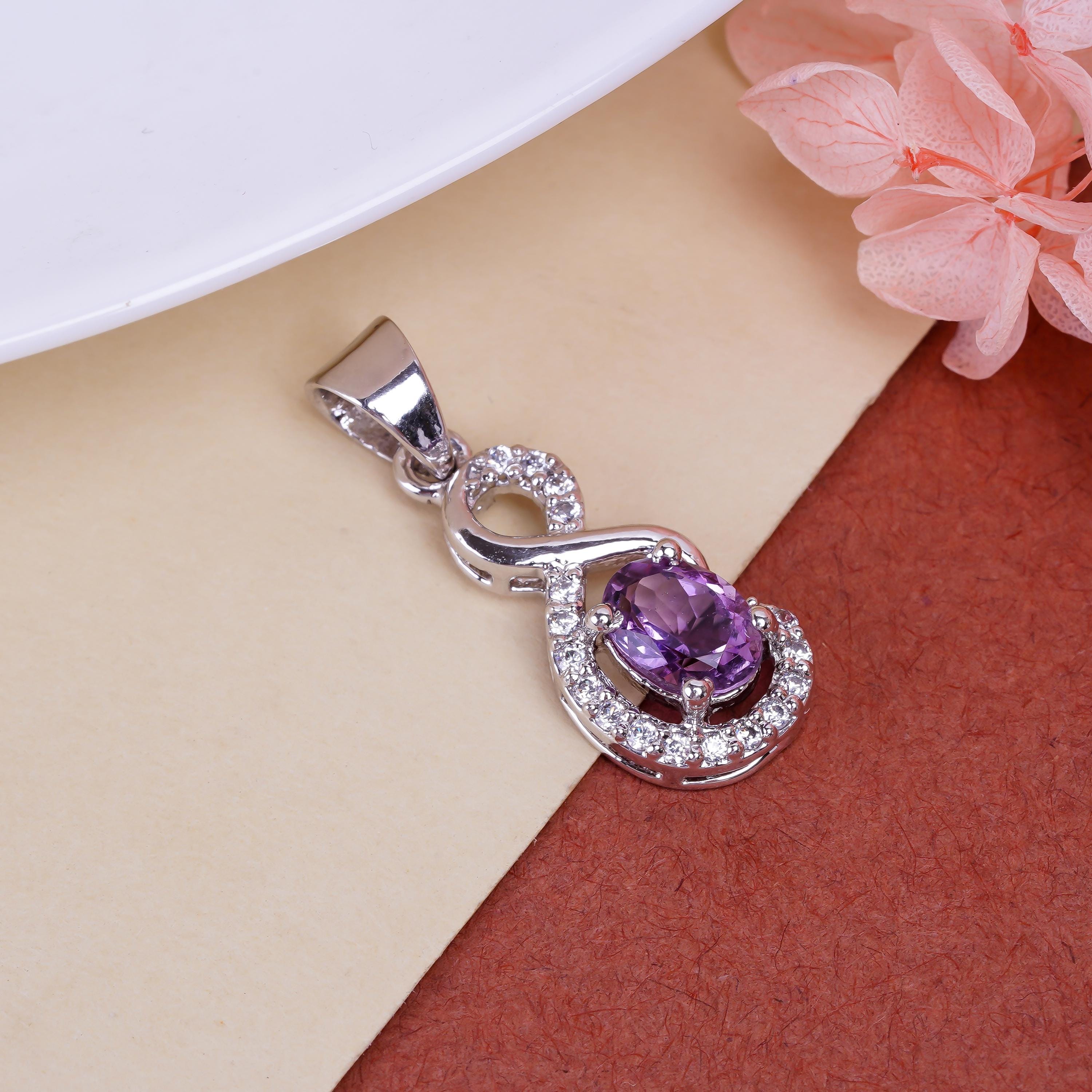 Labradorite, Citrine & Garnet Pendant: Sterling Silver Boho Gemstone Jewelry