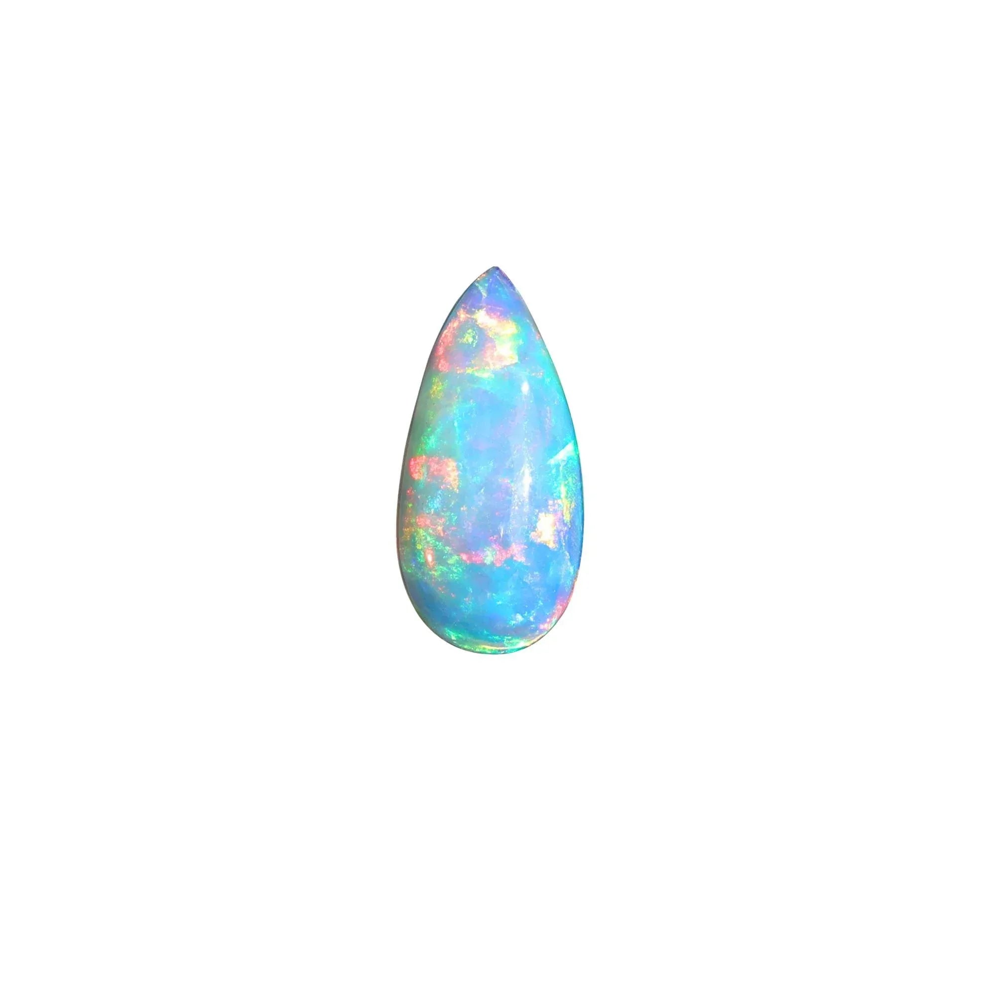 Ethiopian Fire Opal Cabochon: 1.80 Carat White Opal Loose Stone, Making Jewelry loose gemstones