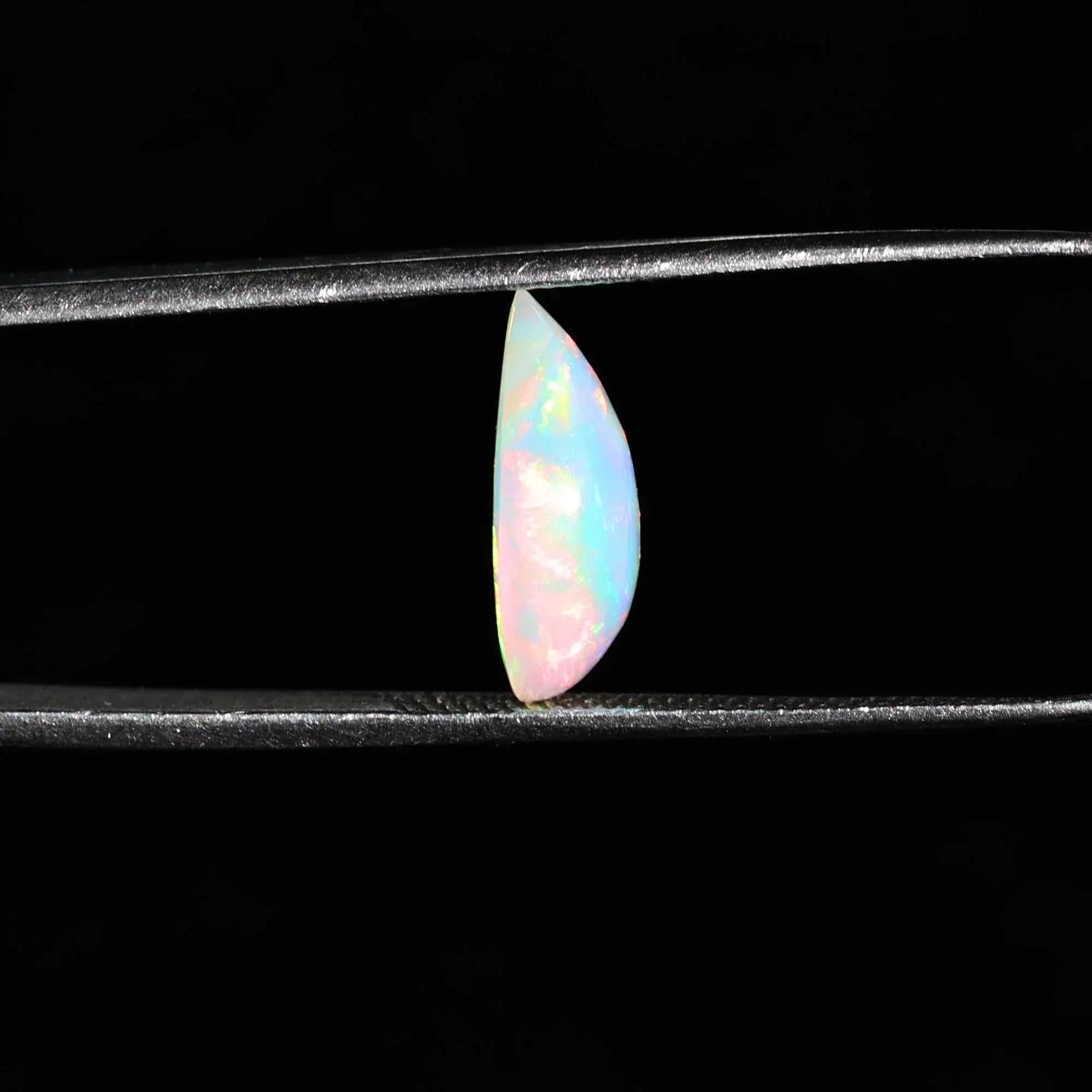 2.53 Carat Pear Shape Ethiopian Fire Opal Cabochon: Ring or Pendant Stone loose gemstones