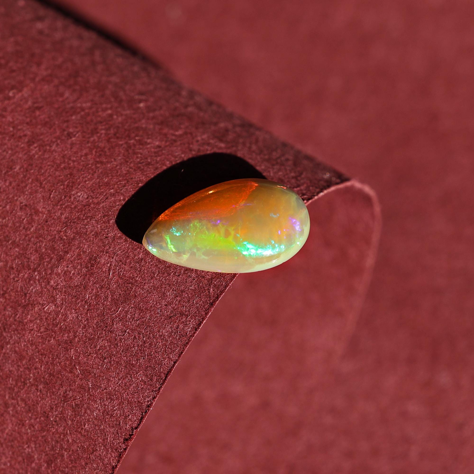 Natural Opal Gemstone  2.35 Carat  October Birthstone  Healing Crystal Gift