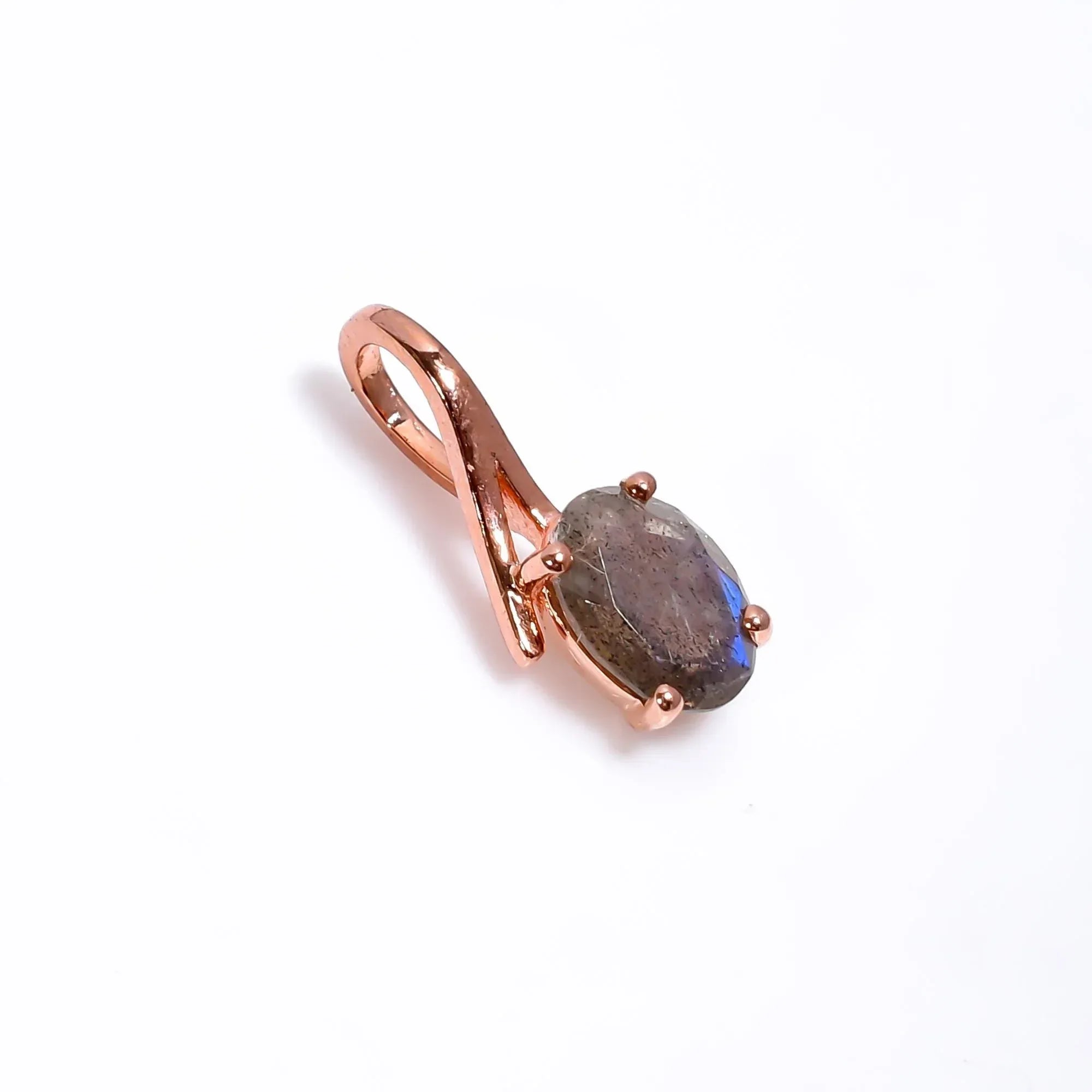 Labradorite Gemstone Pendant: 925 Sterling Silver Oval Jewelry Jewelry