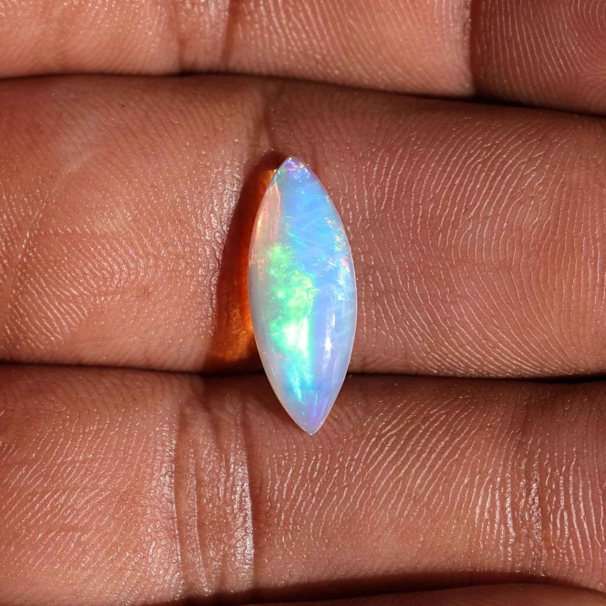Ethiopian Fire Opal Cabochon - 2.20 Carat Loose Gemstone for Jewelry loose gemstones