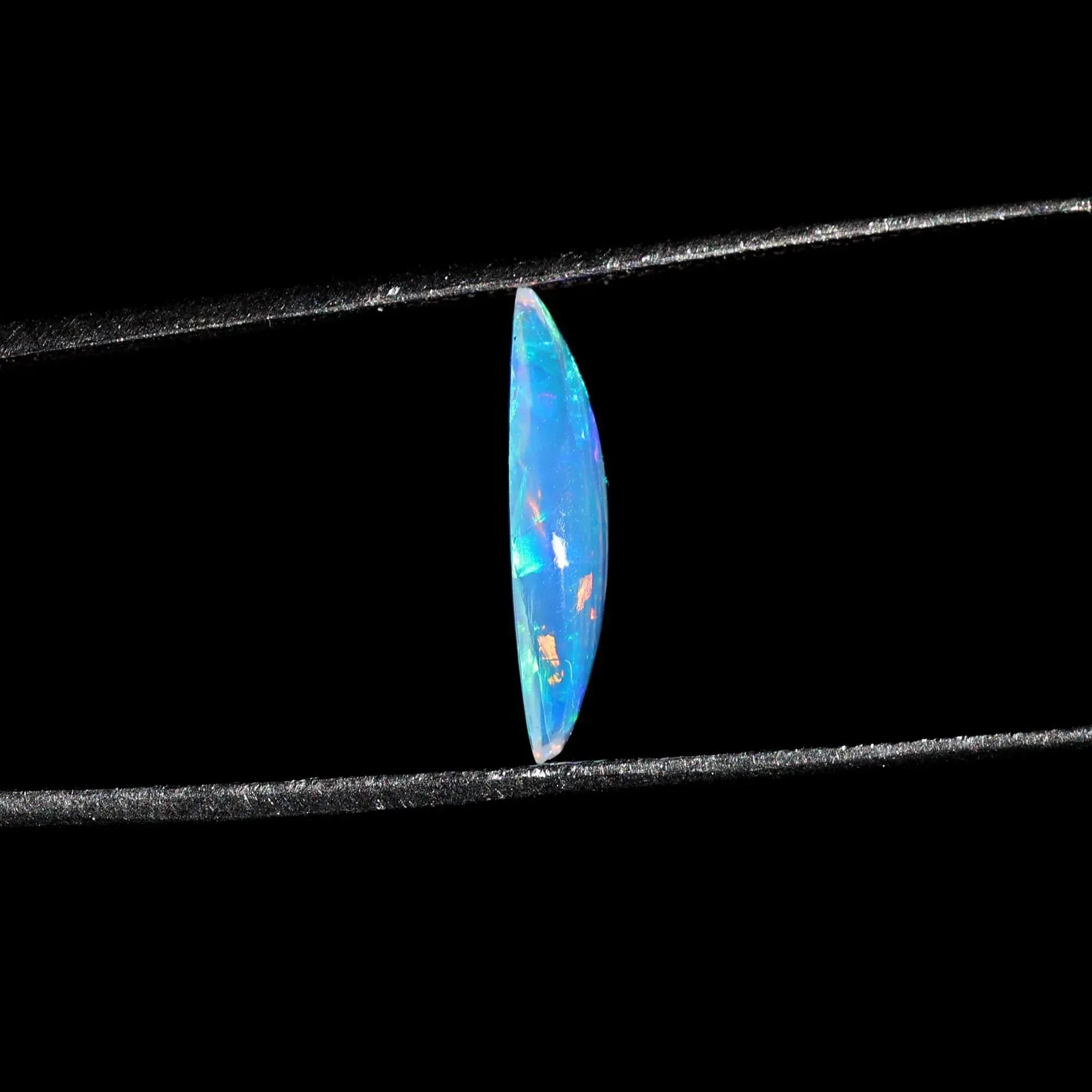 Ethiopian Fire Opal Cabochon: 1.50 Carat Marquise Gemstone for Jewelry loose gemstones
