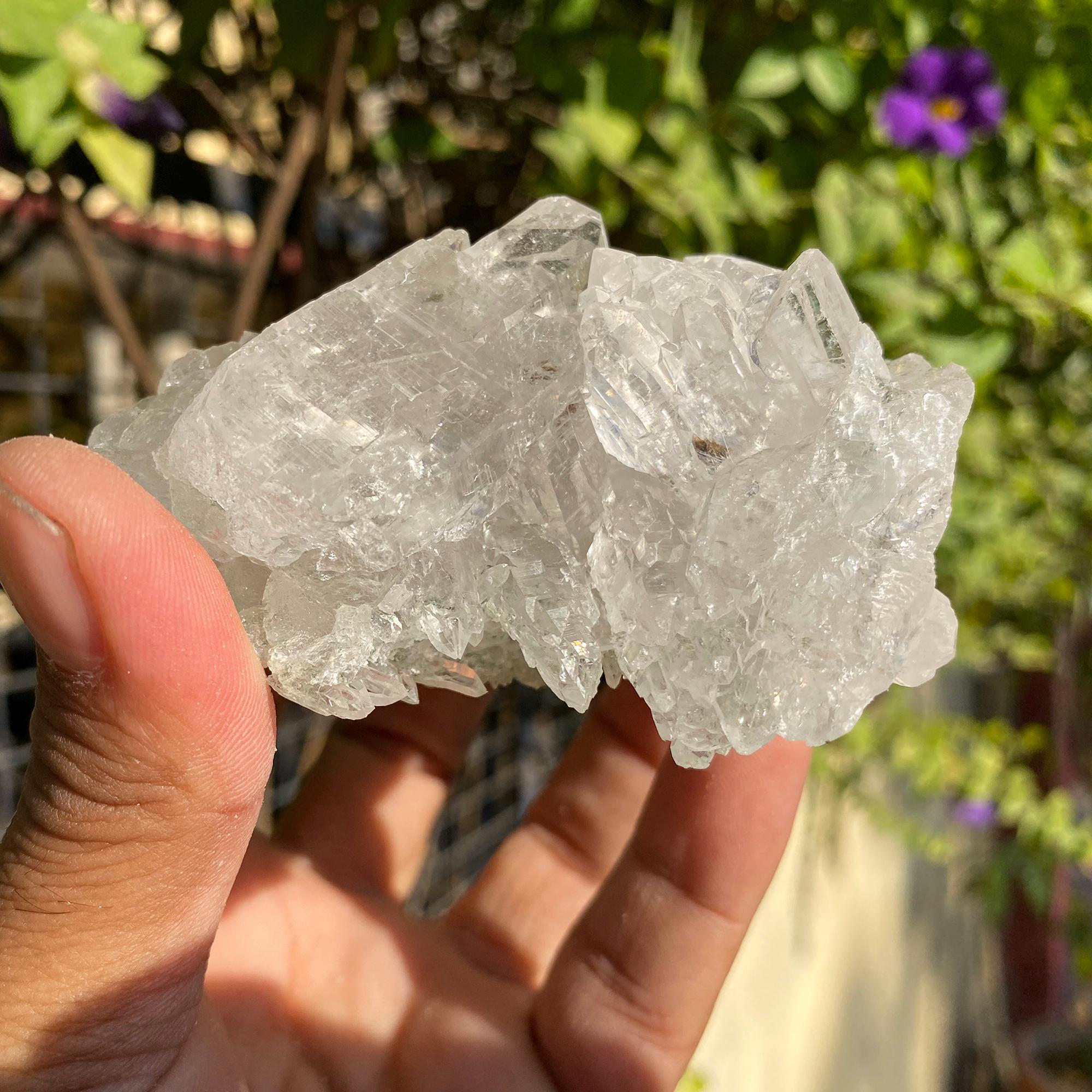 Himalayan Green Chlorite Quartz Crystal Rough - Manihar Healing Mineral 275gm