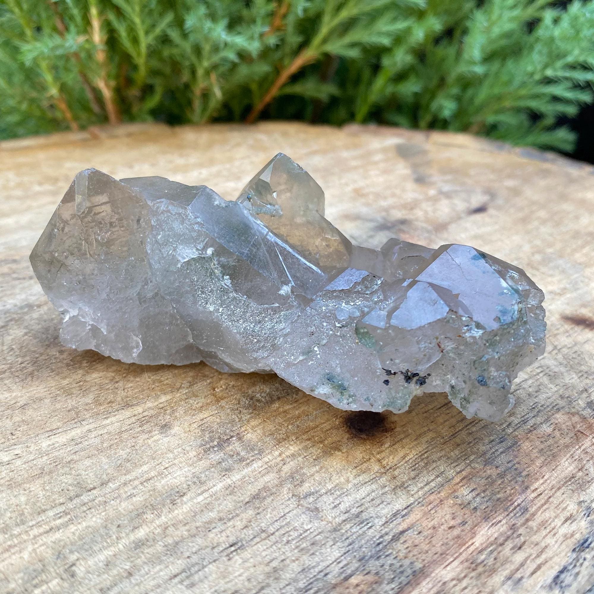 Smoky Quartz Crystal Cluster: Raw Healing Stone 95gm