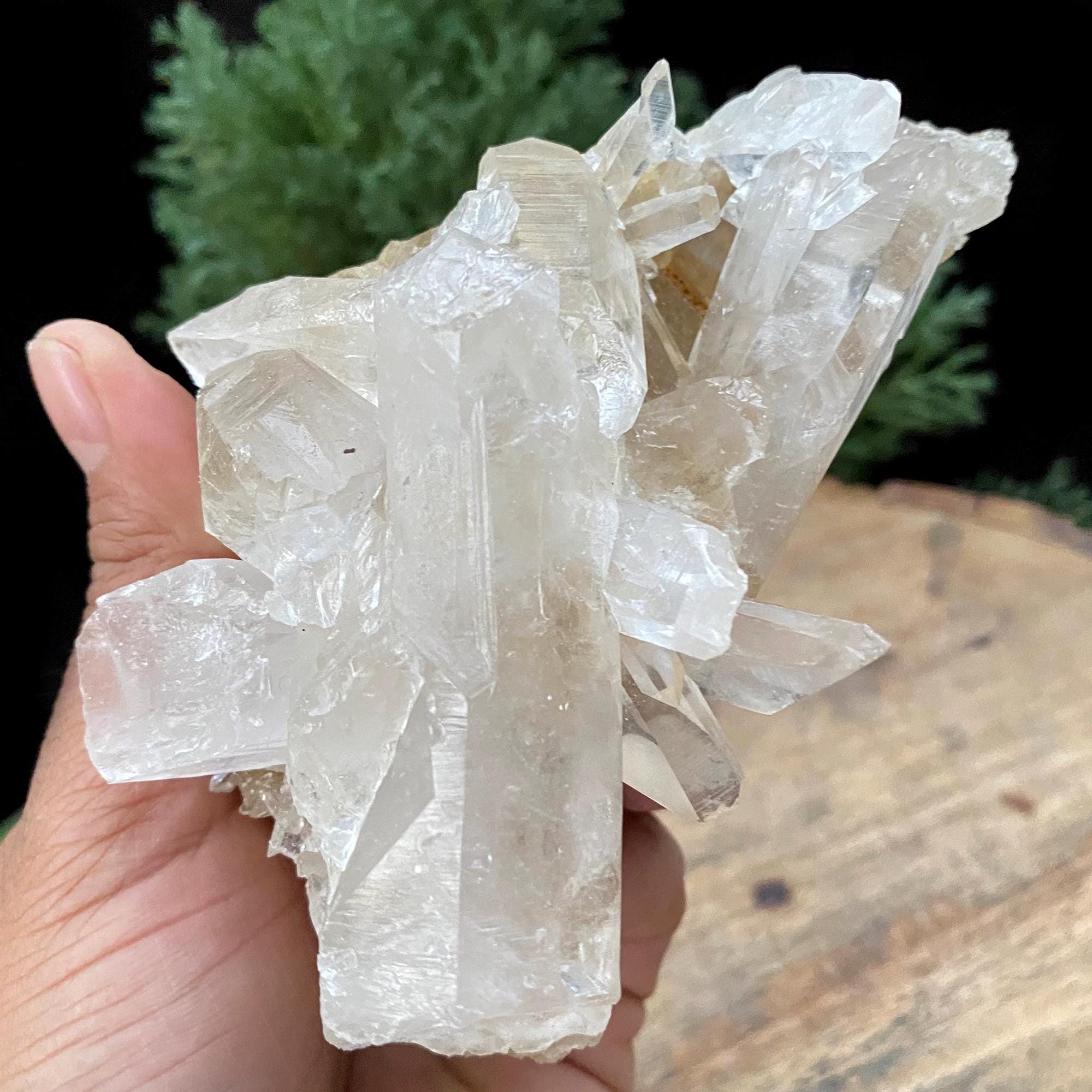 Golden Healer Quartz Crystal: Raw Yellow Mineral Specimen, Home Decor 395gm