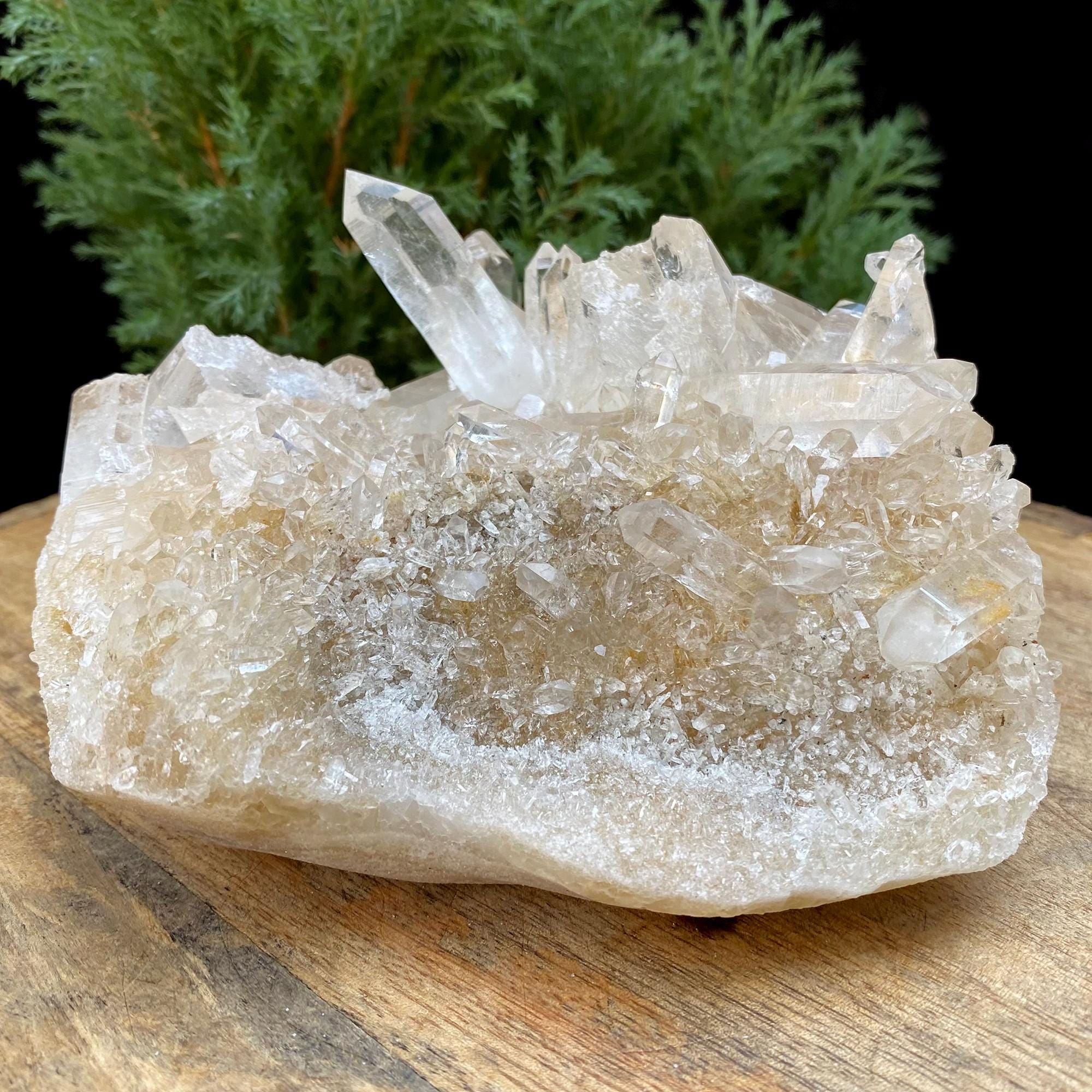 1.015kg Natural Yellow Quartz, Golden Healer Quartz Crystal Rough, Indian Mineral Specimen, Spiritual Healing Quartz, Geode Cluster