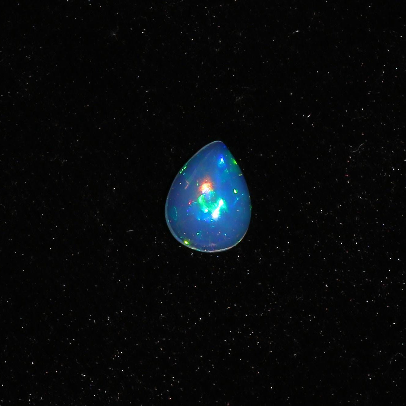 Welo Fire Opal Cabochon: 2.1 ct Ethiopian Gemstone for Jewelry