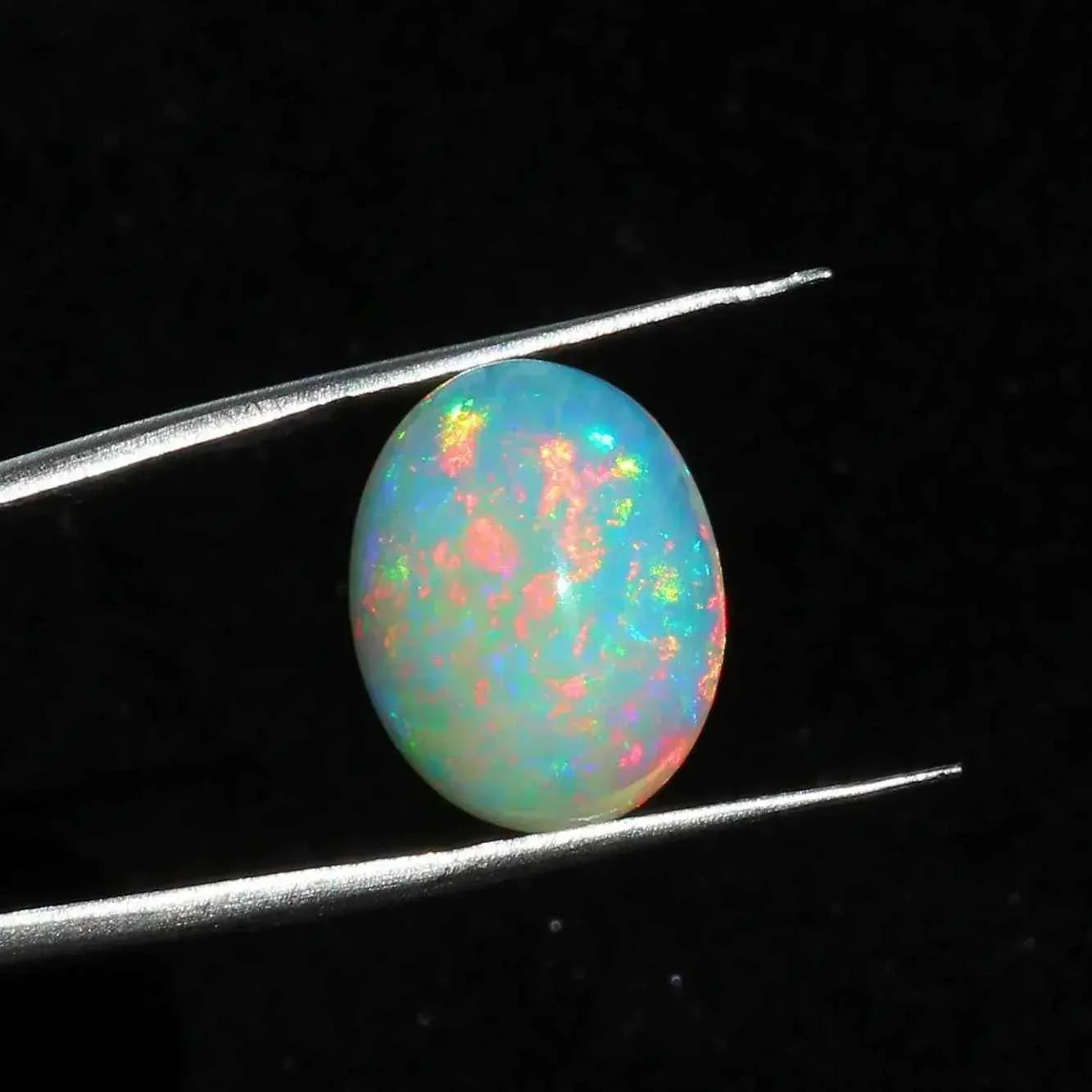 Ethiopian Welo Opal Gemstone - Rare 10.3 ct Oval Cabochon loose gemstones