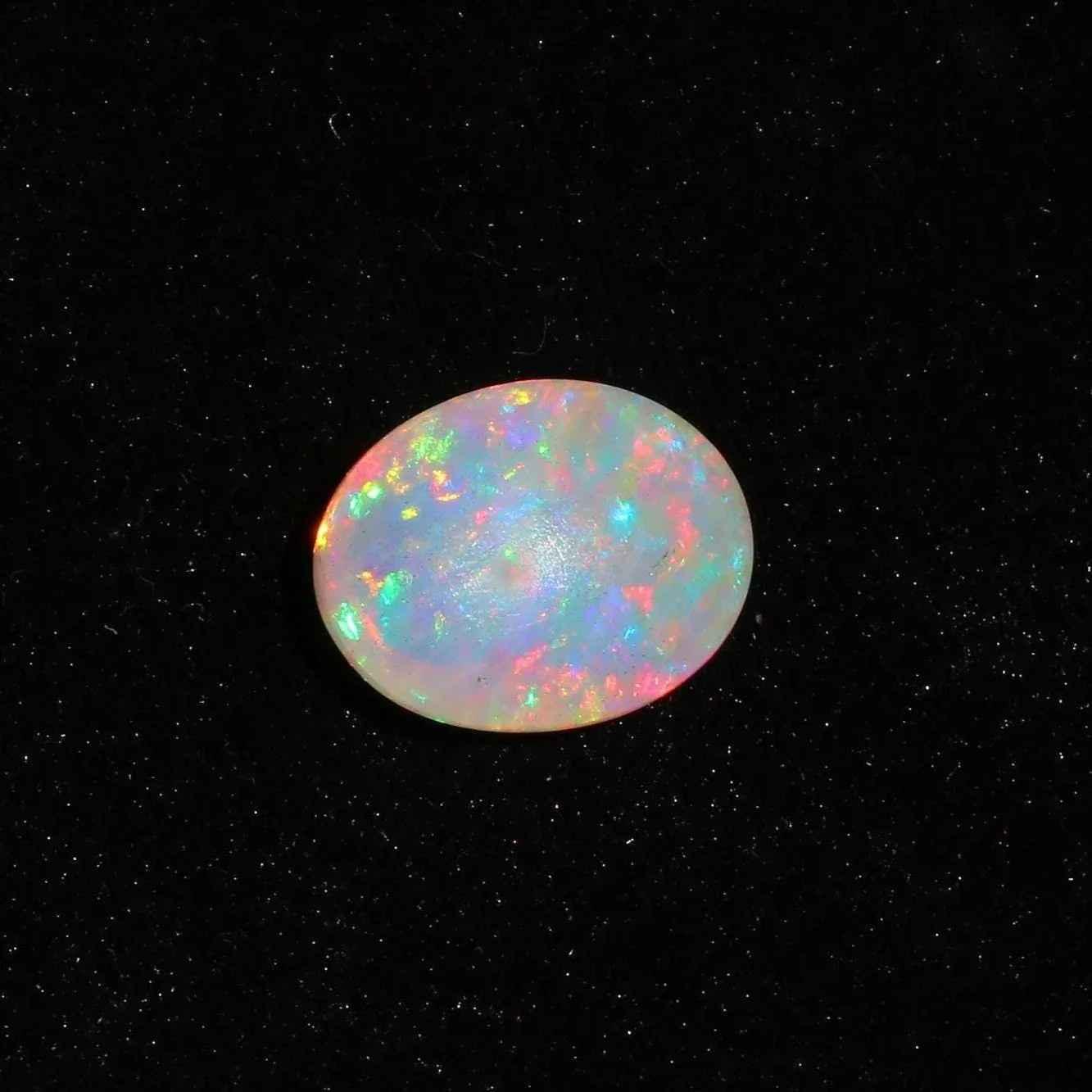 Ethiopian Welo Opal Gemstone - Rare 10.3 ct Oval Cabochon loose gemstones