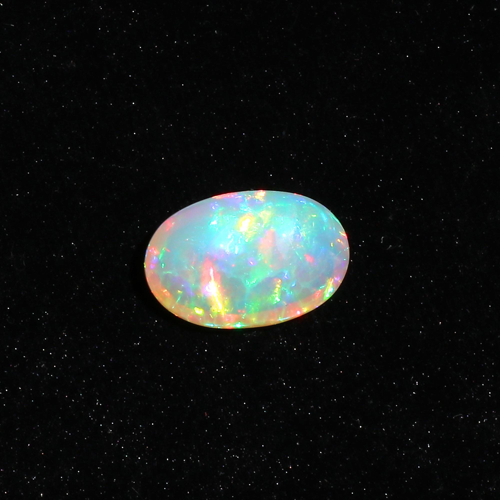 11.4ct big Ethiopian Opal Cabochon, Loose Gemstone for Rings, Pendants & Custom Jewelry, October Birthstone