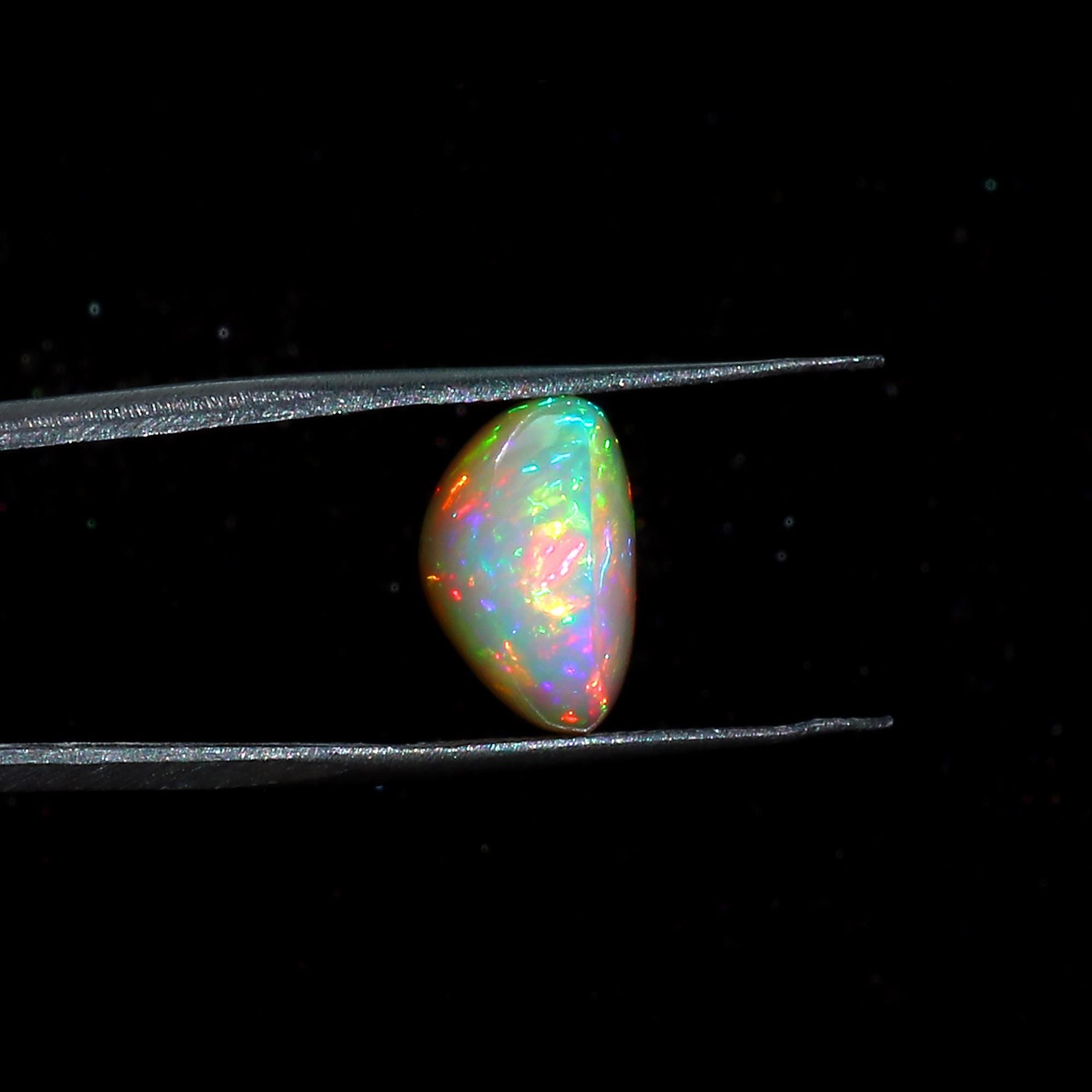 11.4ct big Ethiopian Opal Cabochon, Loose Gemstone for Rings, Pendants & Custom Jewelry, October Birthstone