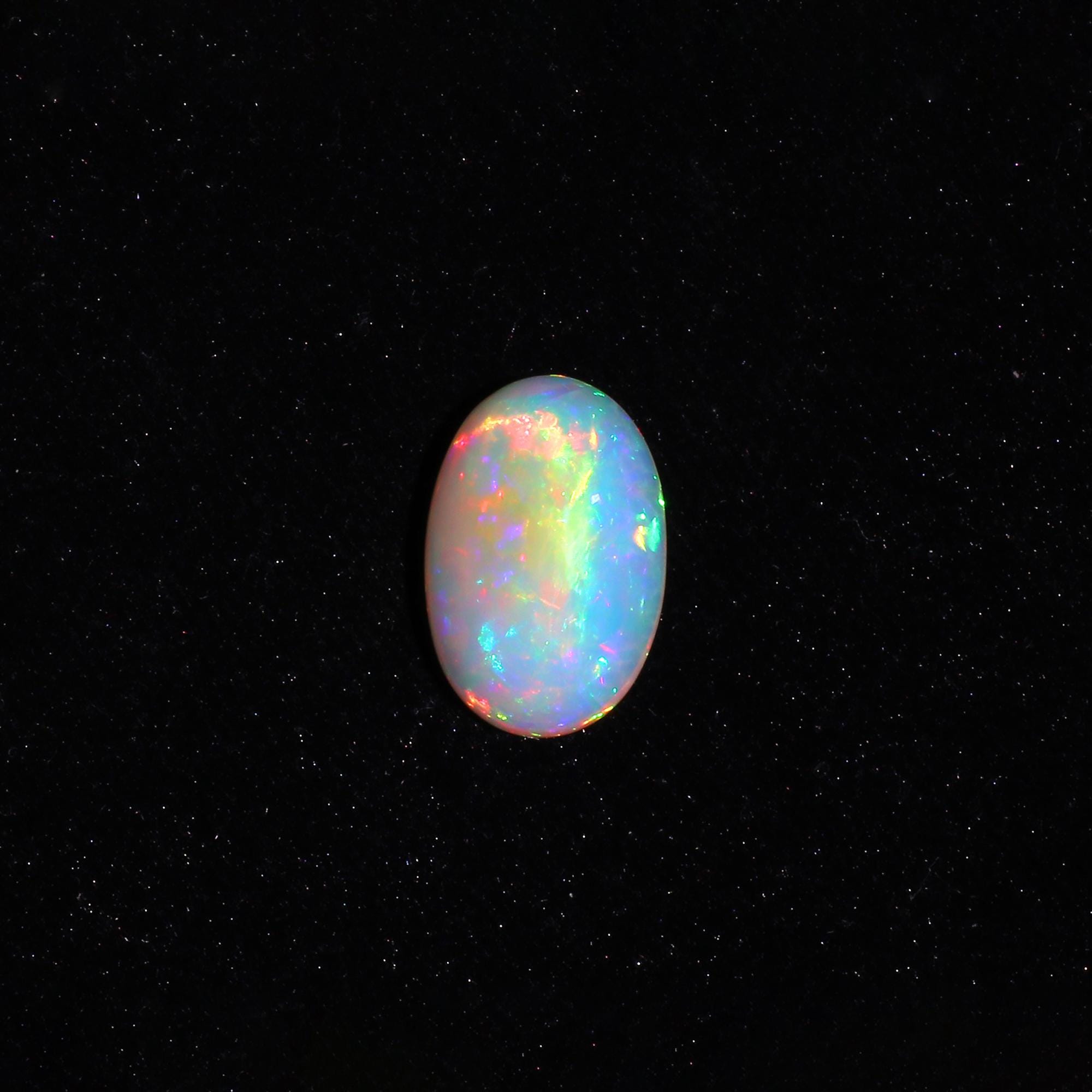 11.4ct big Ethiopian Opal Cabochon, Loose Gemstone for Rings, Pendants & Custom Jewelry, October Birthstone