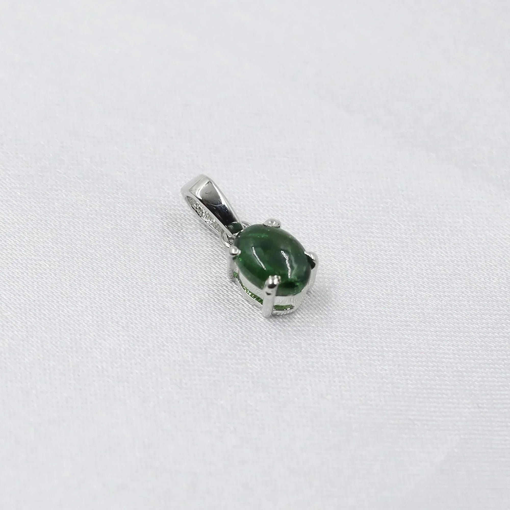 Handmade Multi Tourmaline Pendant: 925 Sterling Silver Boho Necklace