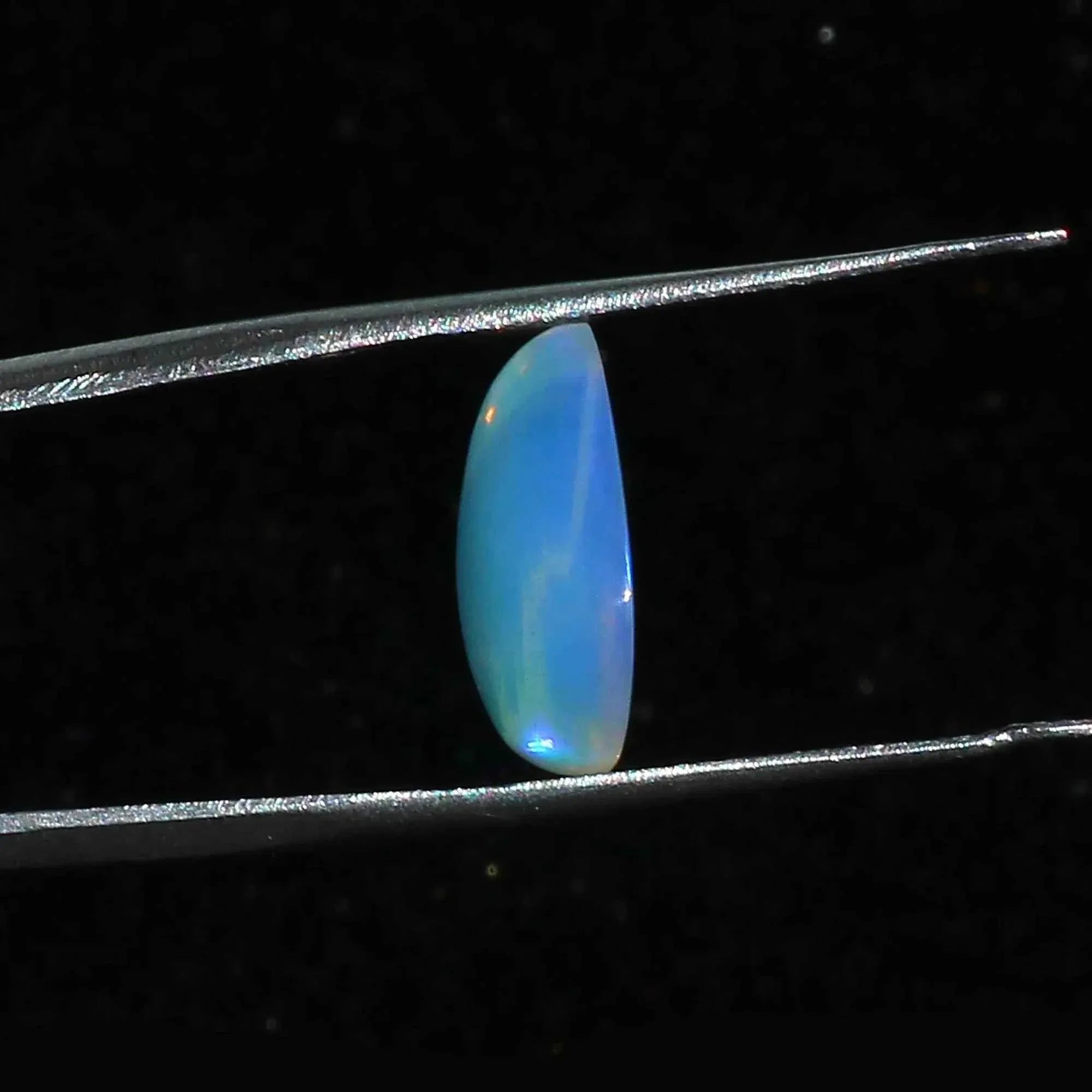 Ethiopian Fire Opal Cabochon Pear Shape Gemstone 3.4ct for Jewelry Making loose gemstones