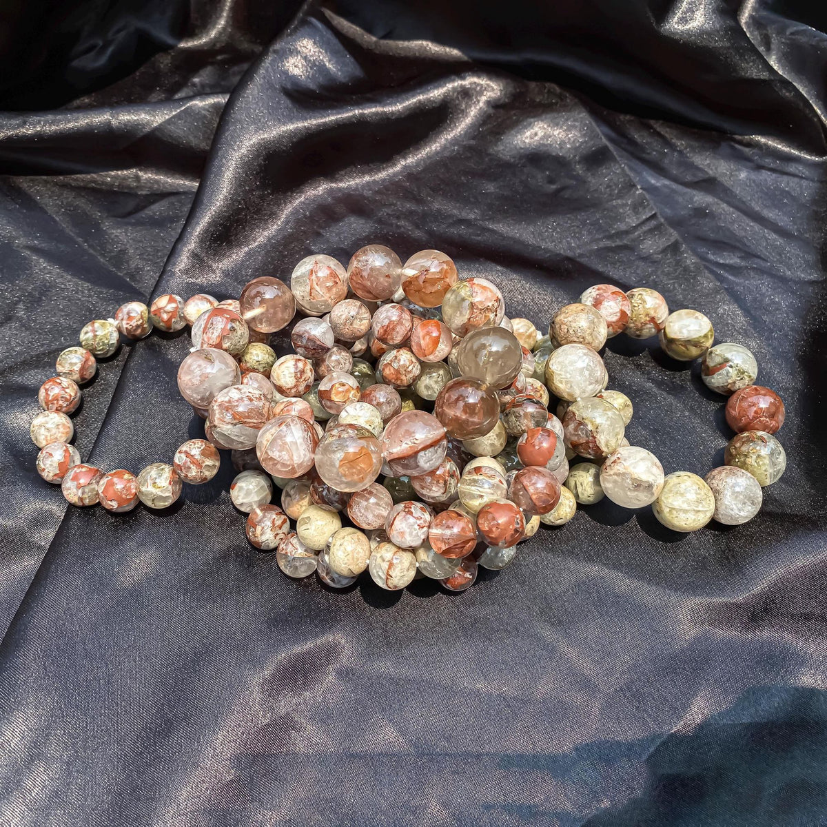 Himalayan Pink Quartz Bracelet: AAA+ Crystal Healing Gemstone Jewelry Quartz Bracelets