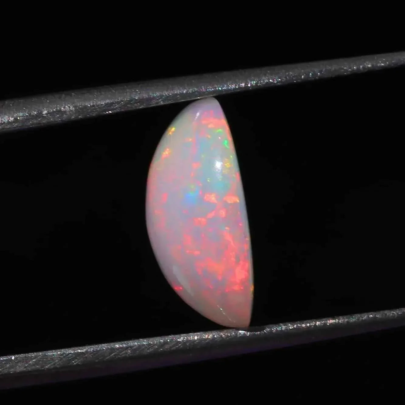Ethiopian Opal Cabochon 2.66 ct - Multi-Fire Gemstone 9x12mm for Jewelry Making loose gemstones