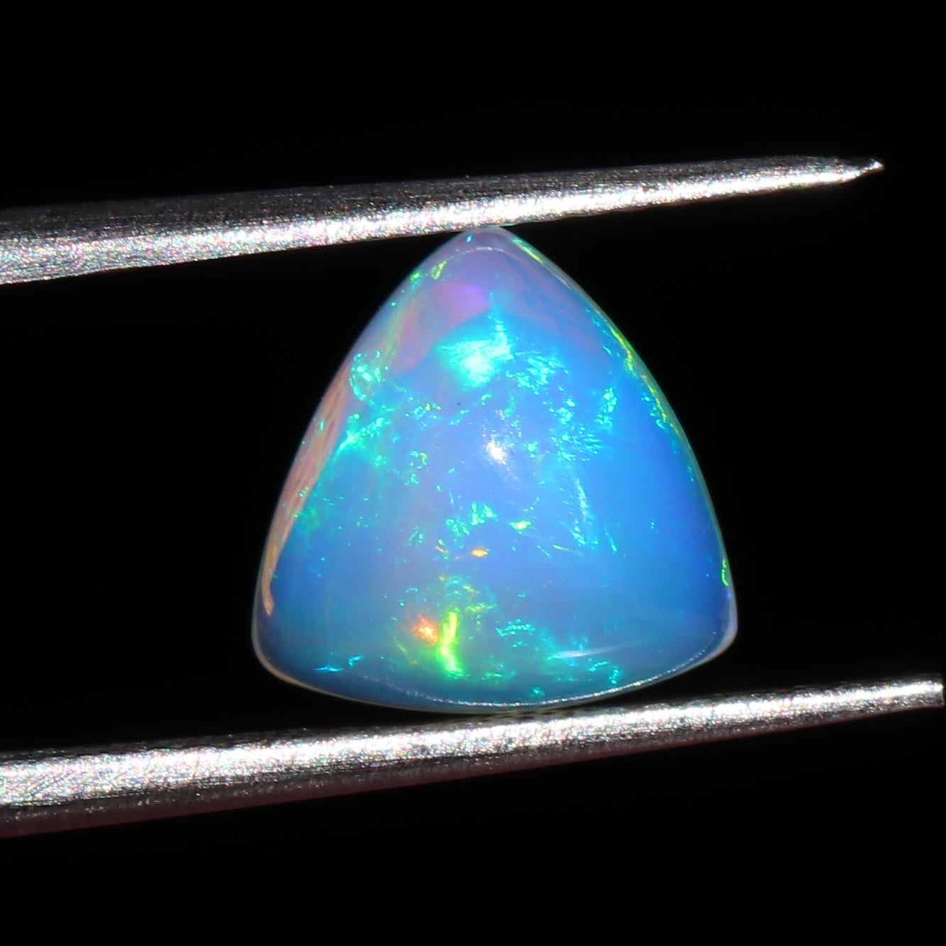 2.39 Carat Trillion Ethiopian Fire Opal Cabochon - Loose Gemstone
