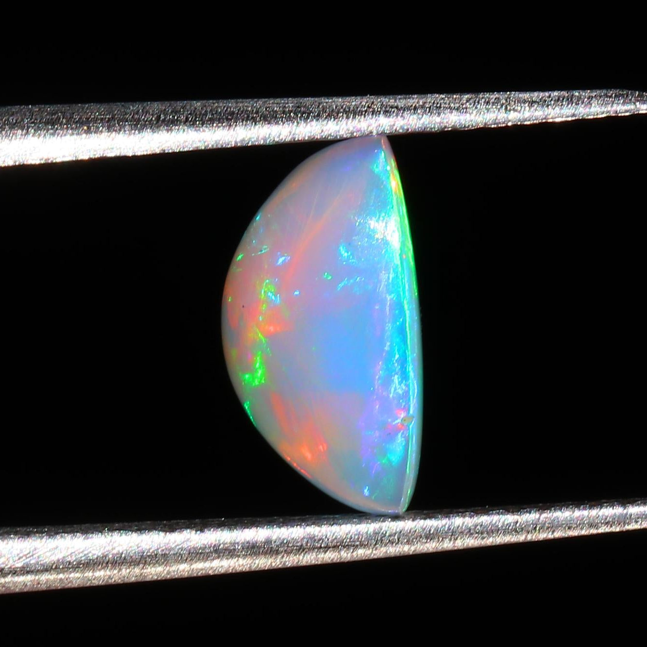 2.39 Carat Trillion Ethiopian Fire Opal Cabochon - Loose Gemstone