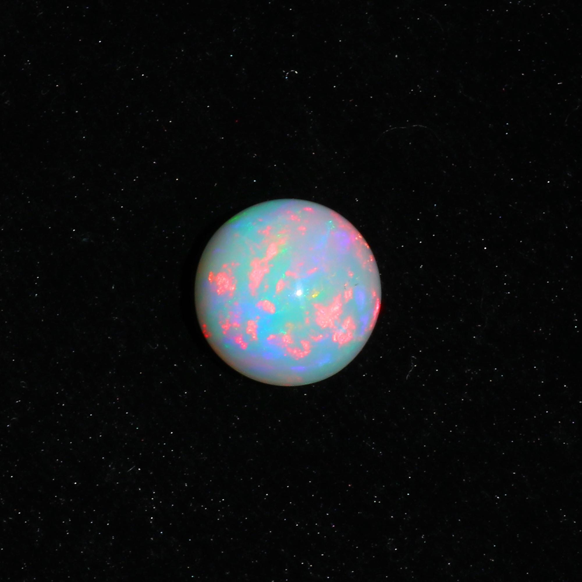 Welo Ethiopian Opal Cabochon: 15mm Round Gemstone for Jewelry