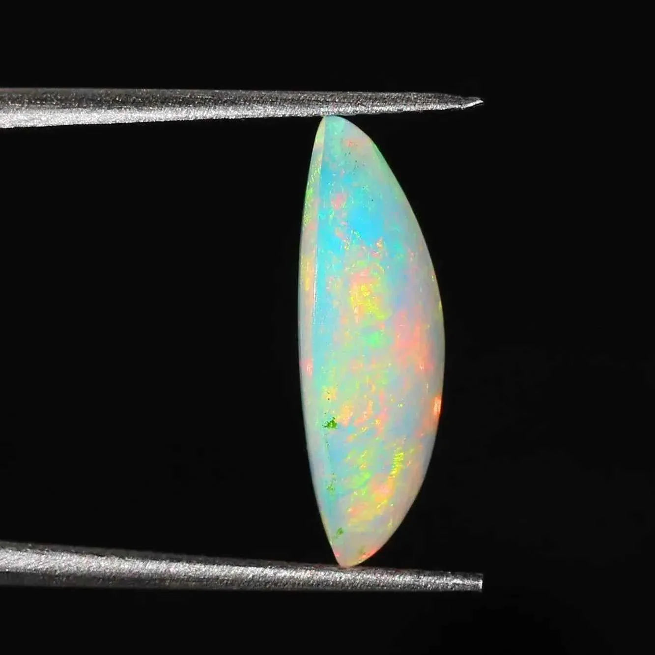 Ethiopian Fire Opal Cabochon: Oval Gemstone for Jewelry Making, 2.1ct loose gemstones