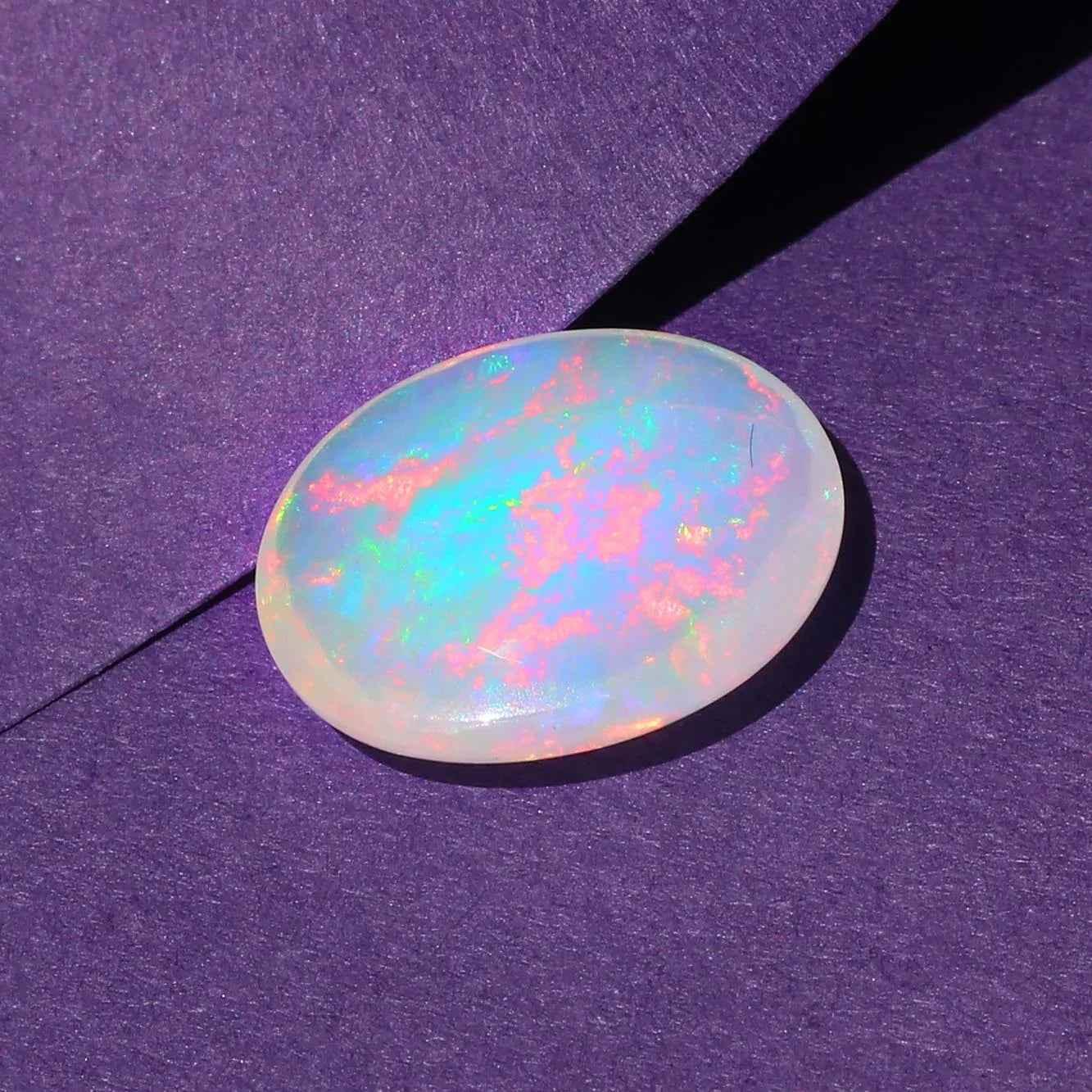 Ethiopian Welo Opal Cabochon: 2.6 Carat Oval Gemstone for Jewelry loose gemstones