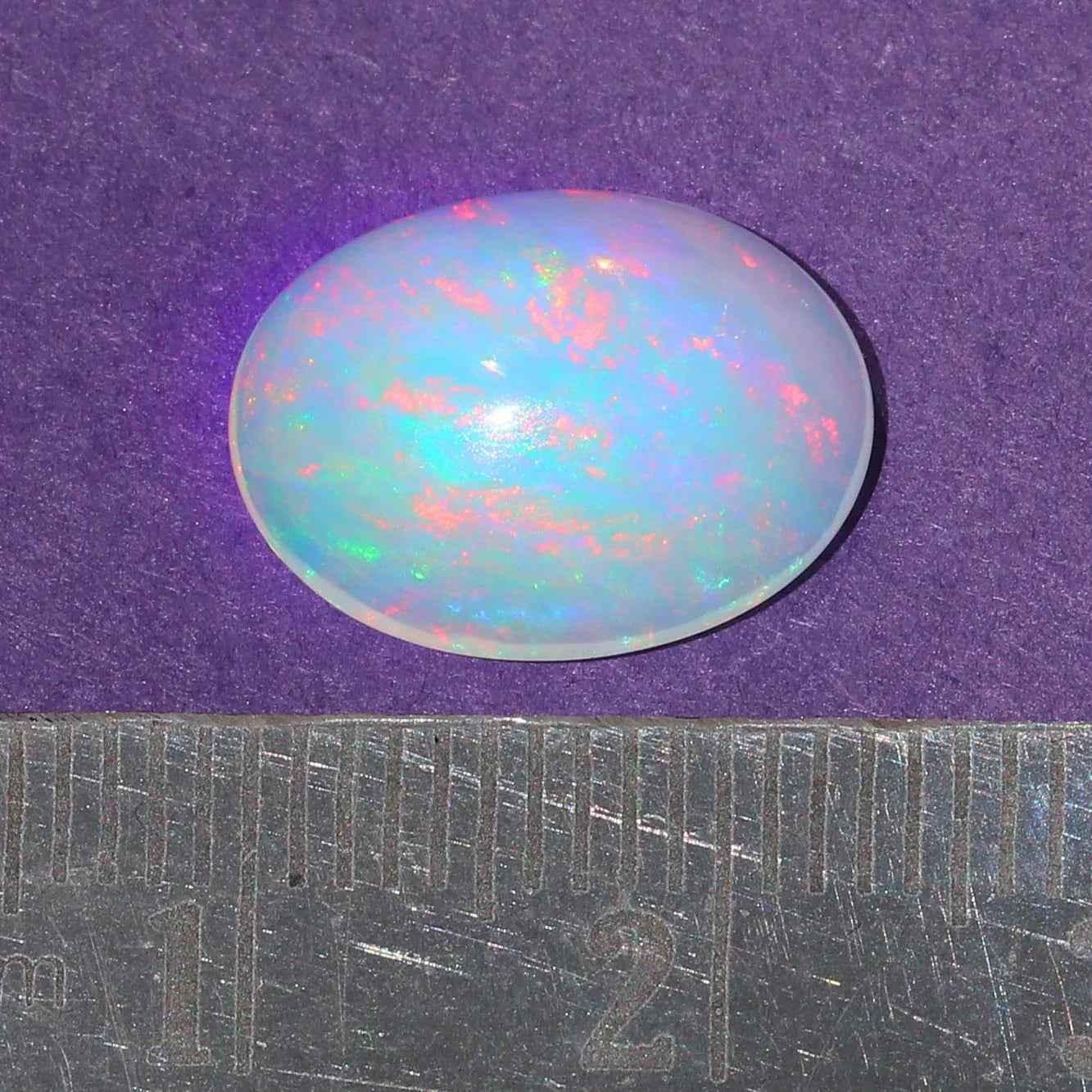 Ethiopian Welo Opal Cabochon: 2.6 Carat Oval Gemstone for Jewelry loose gemstones