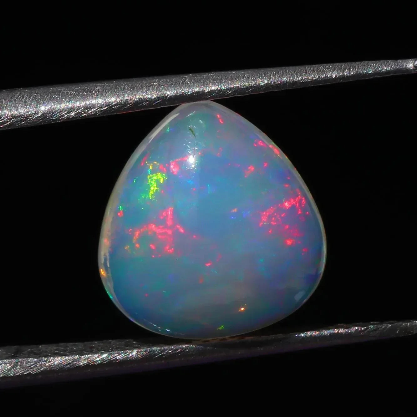 AAA Ethiopian Welo Fire Opal Cabochon - Trillion Cut Loose Gemstone 2.45 Carat for Jewelry Making loose gemstones