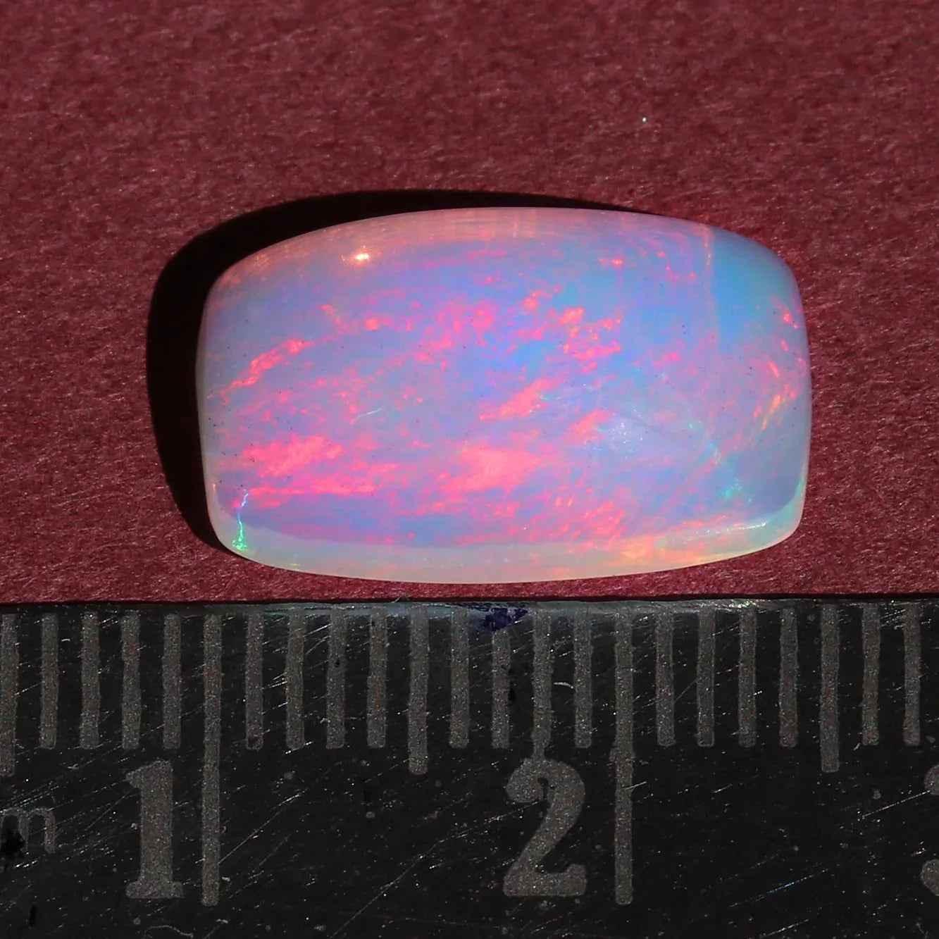4.38 Carat Ethiopian Fire Opal Gemstone Cabochon for Jewelry - Perfect October Birthstone loose gemstones