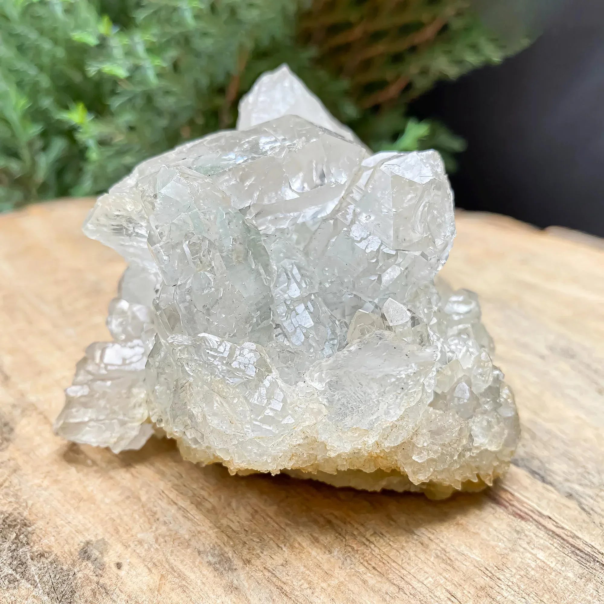 Himalayan Gwindel Quartz Crystal: Rare Twisted Quartz Cluster, 355g Mineral Specimen Rough Himalayan Quartz