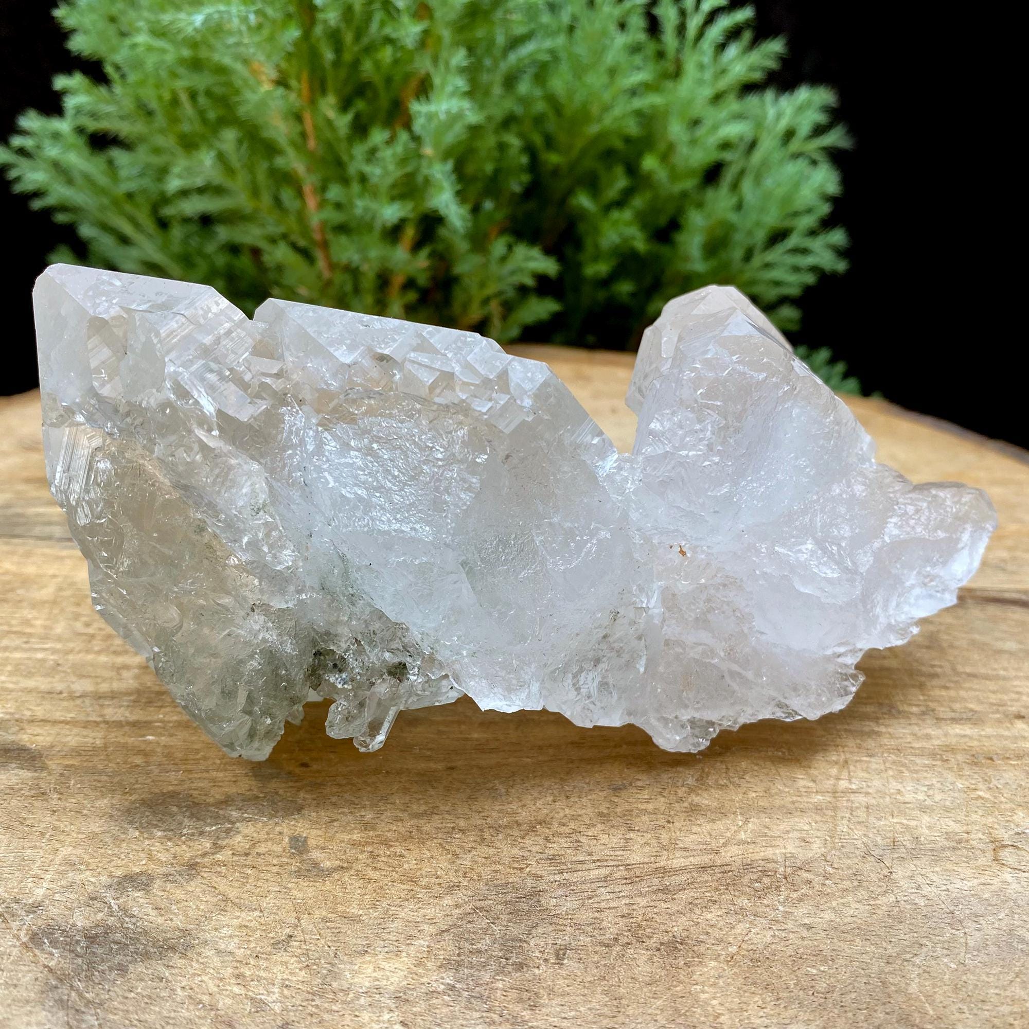 Natural Green Chlorite Quartz Crystal from Manihar  Healing Collectors Specimen, 470gm