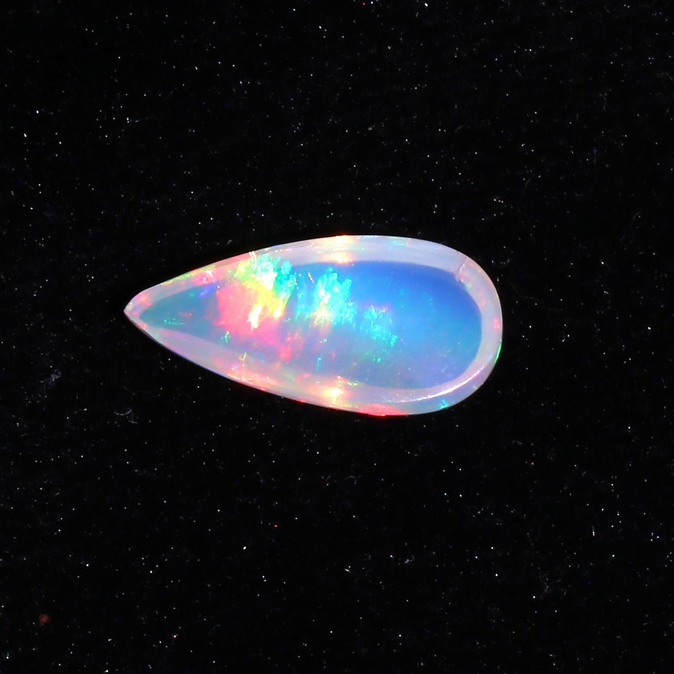 Ethiopian Fire Opal Cabochon: AAA Grade Gemstone for Jewelry - 2.46 Cts
