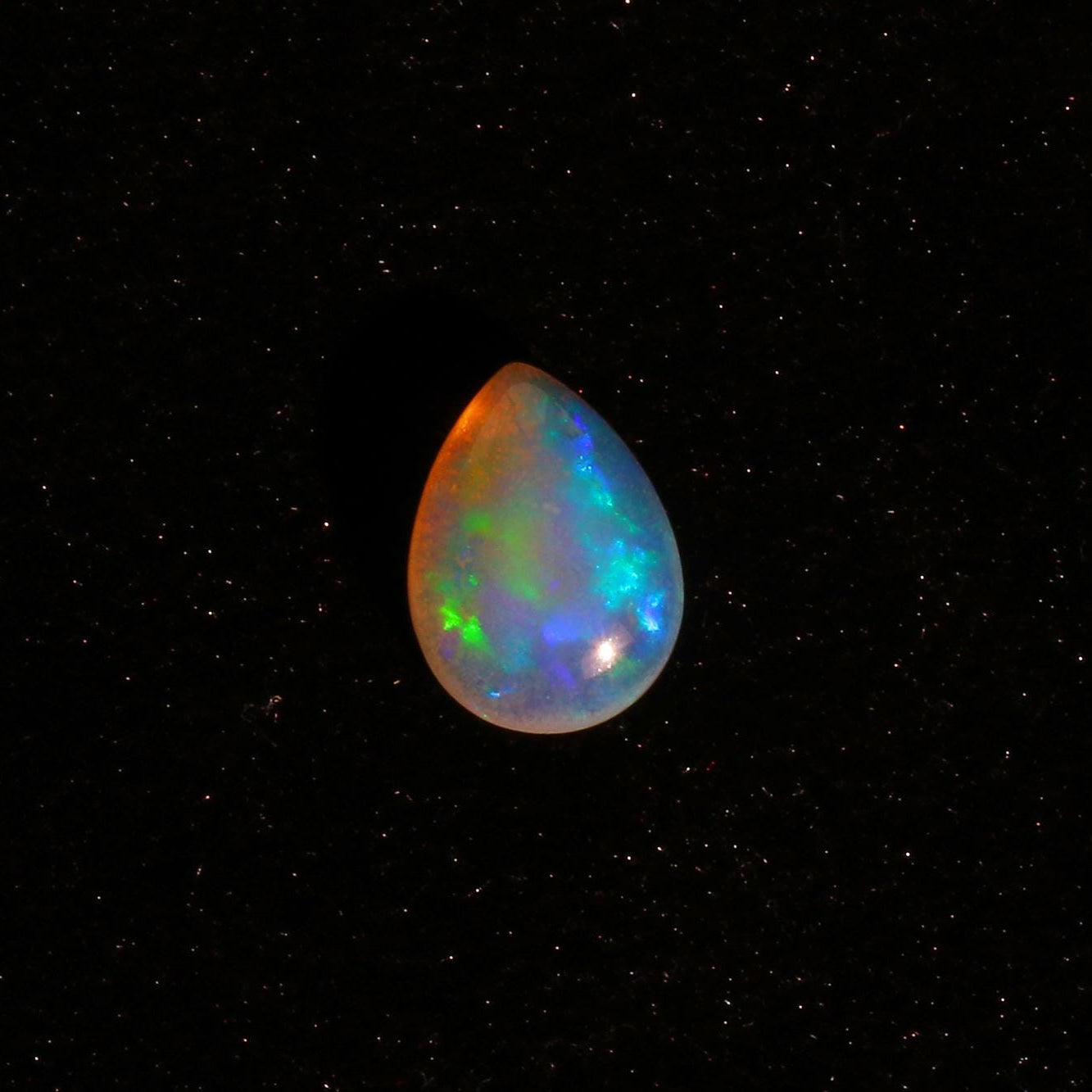 Ethiopian Welo Opal Cabochon: 1.63 Ct Polished Gemstone, 8x11mm
