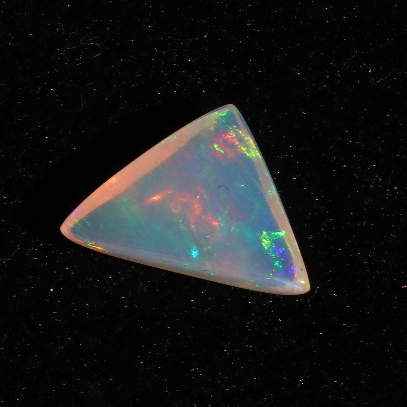 Ethiopian Welo Opal Stone: 7.25 ct Triangle Cabochon for Jewelry