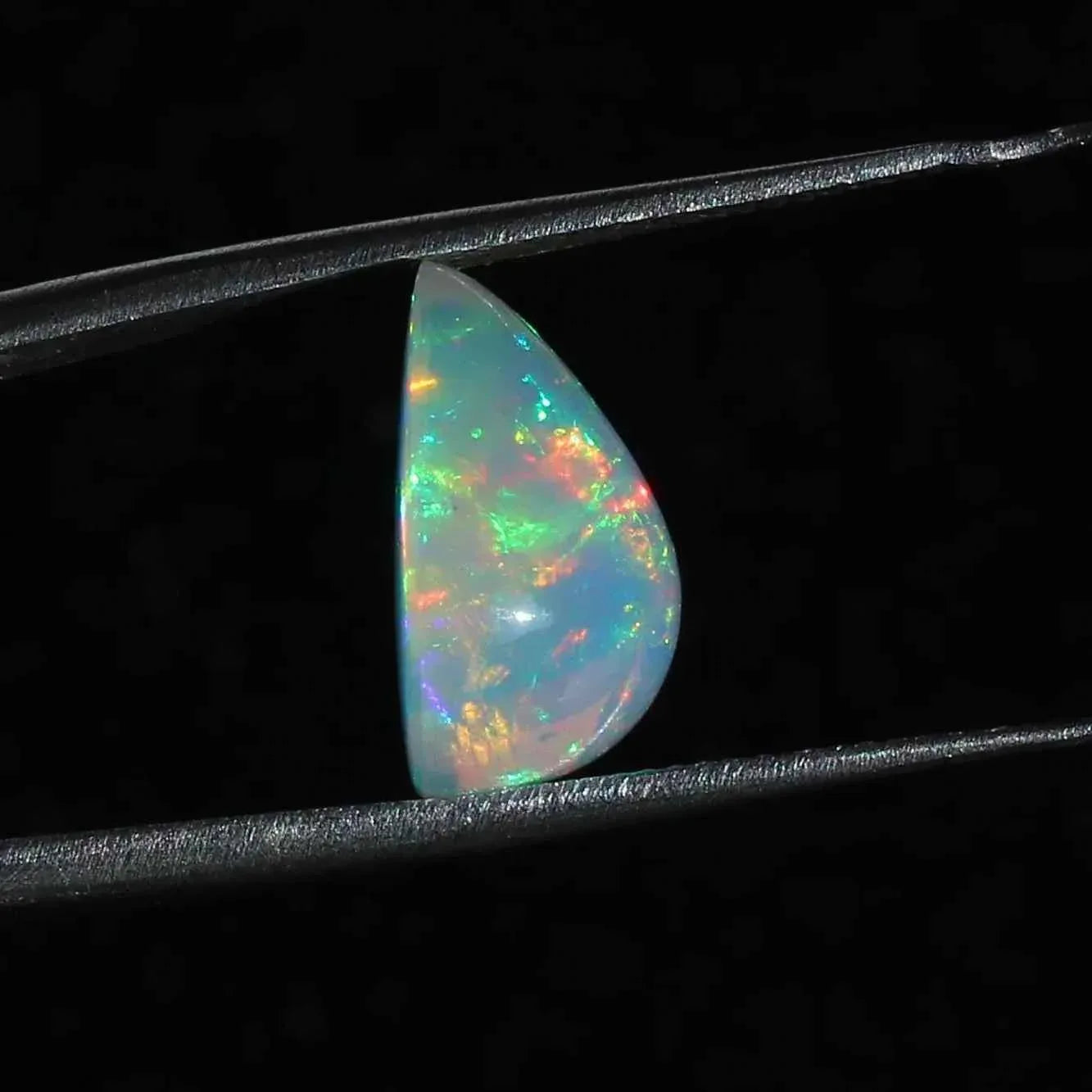 Ethiopian Welo Opal Cabochon: 5.76 ct Pear Shape Gemstone loose gemstones