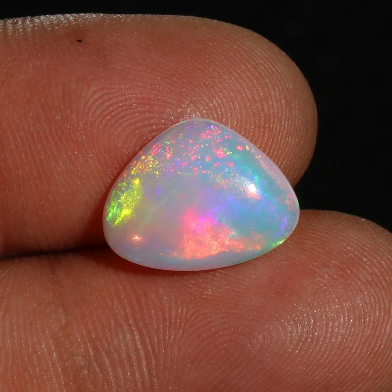 3.61 ct Ethiopian Welo Fire Opal Cabochon - October Birthstone loose gemstones